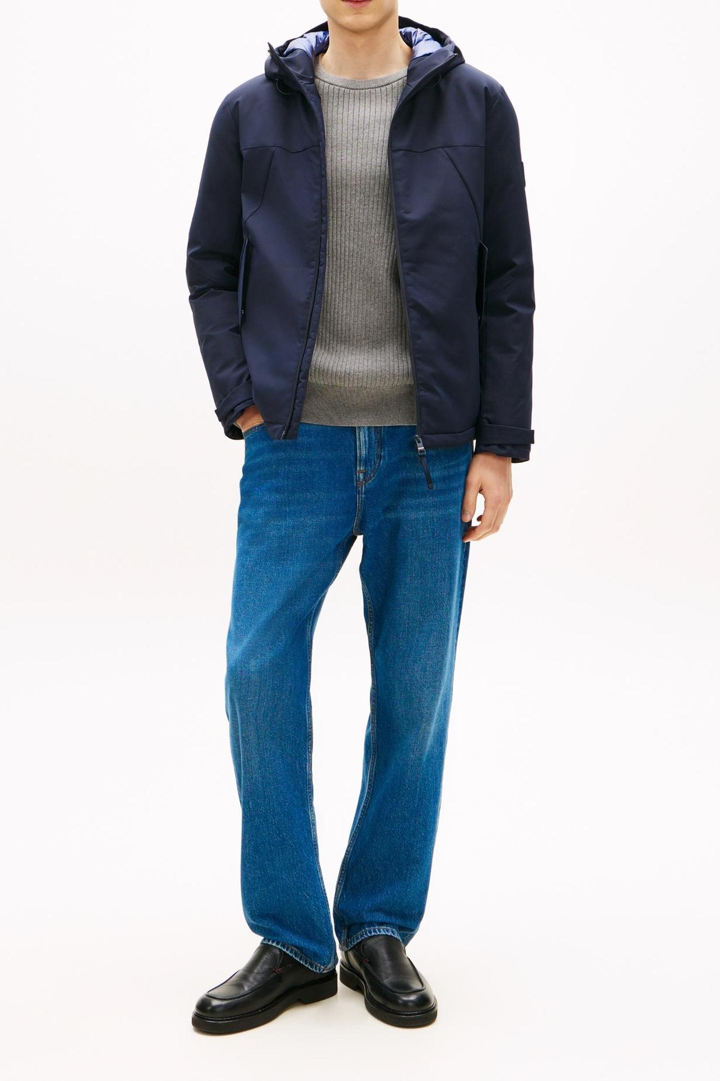 Tommy Hilfiger Tech Hooded Short Parka Desert Sky Size: L | Winter Jackets Outlet | Heren | Blauw