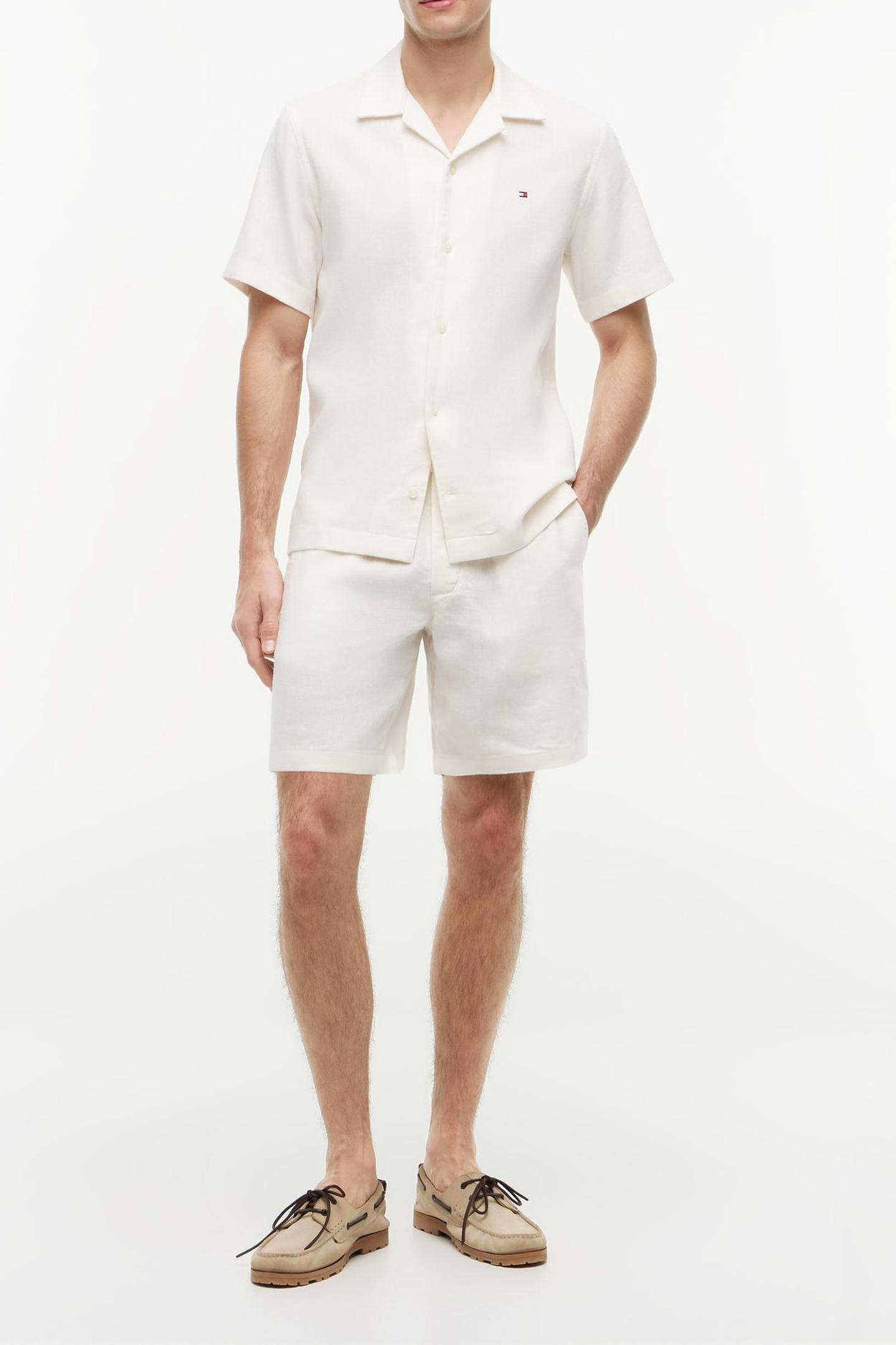 Tommy Hilfiger Dover 8 In Po Sorona Ivory Petal Taille: W30 | Shorts de Sport Outlet | Homme | Blanche