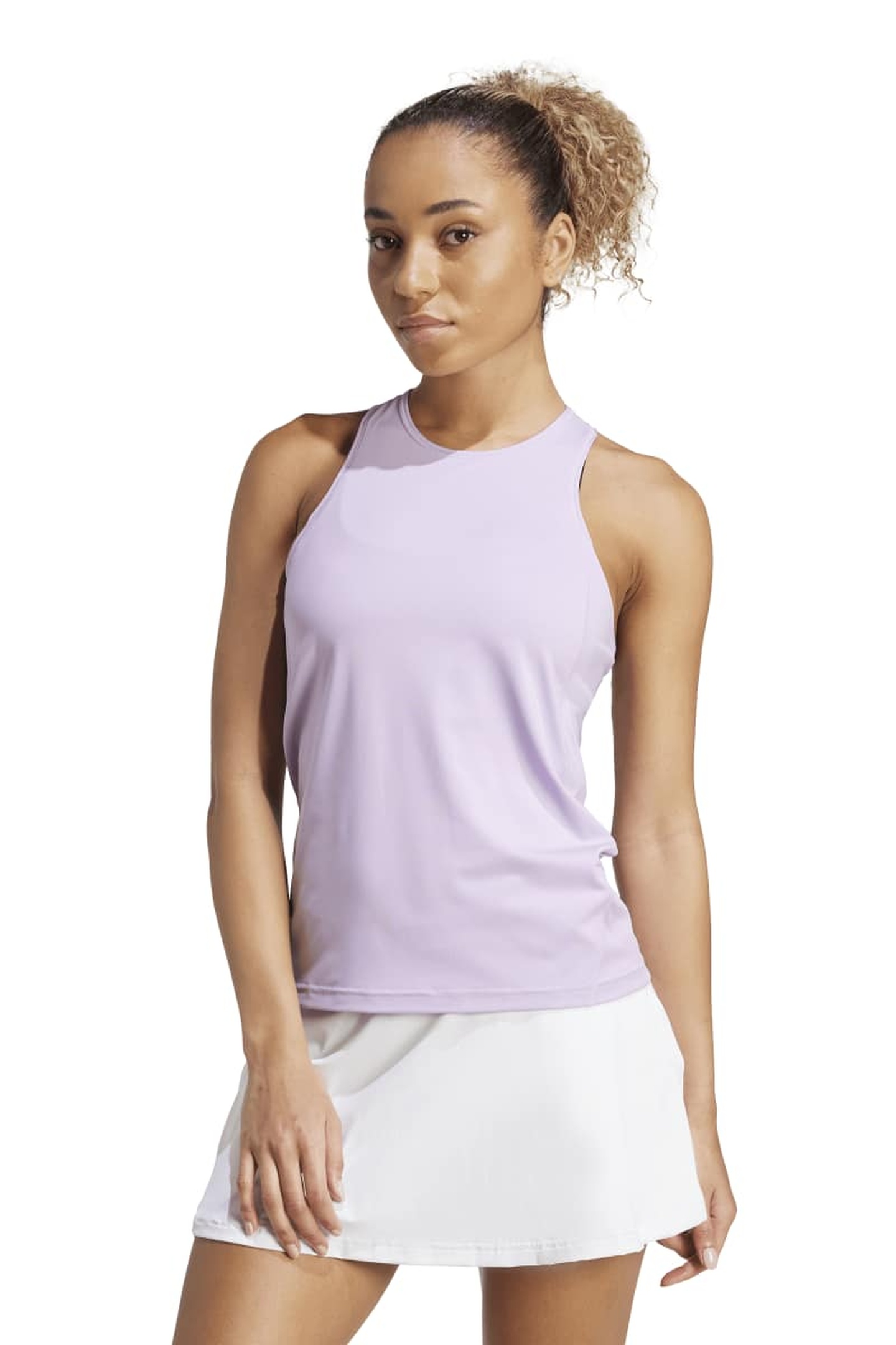 Adidas Club Tank Powder Plum Maat: XS | Sport Shirts Outlet | Dames | Paars