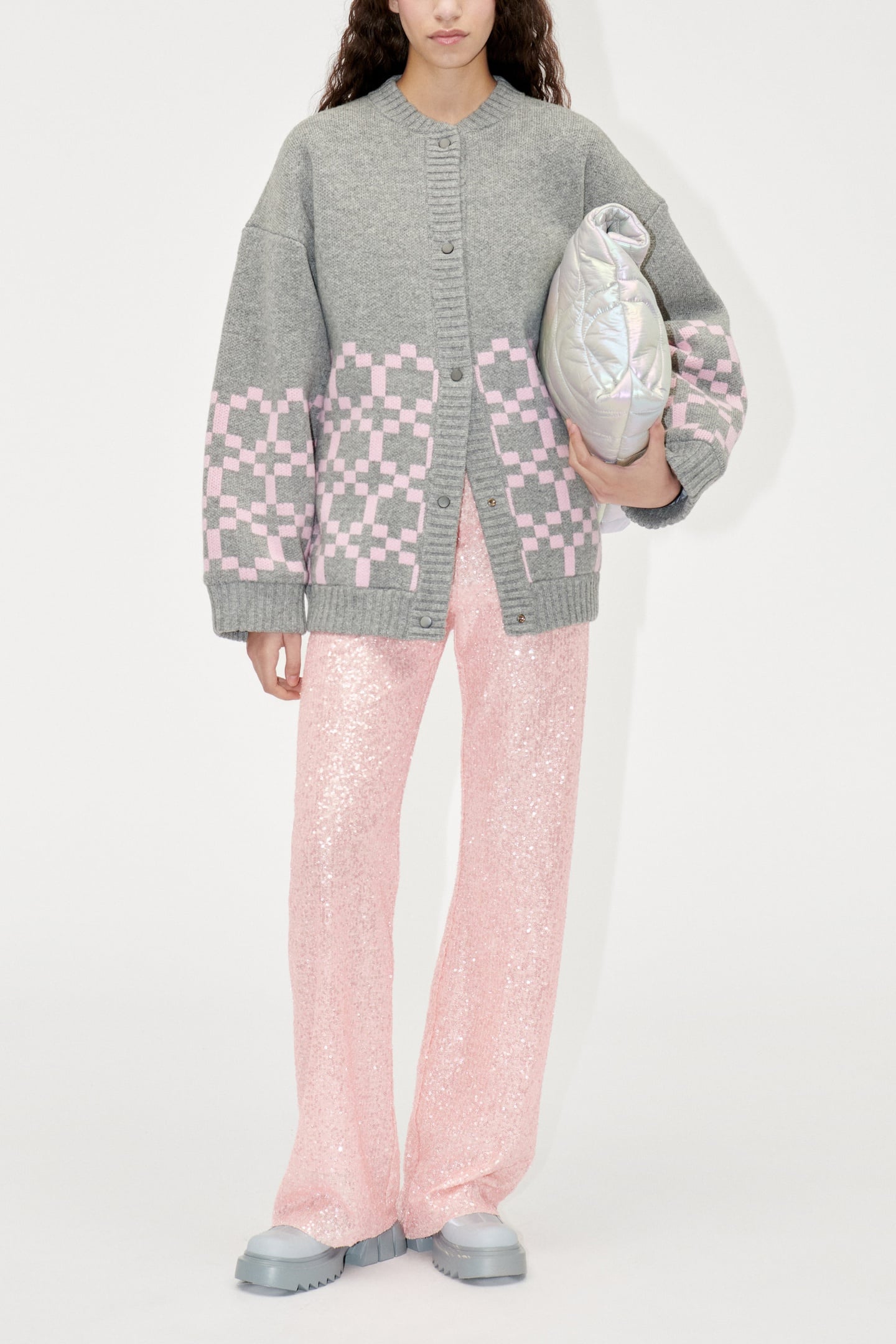 Stine Goya Fatou Pants Long Blush Pink Taglia: XXS | Pantaloni Outlet | Donna | Rosa