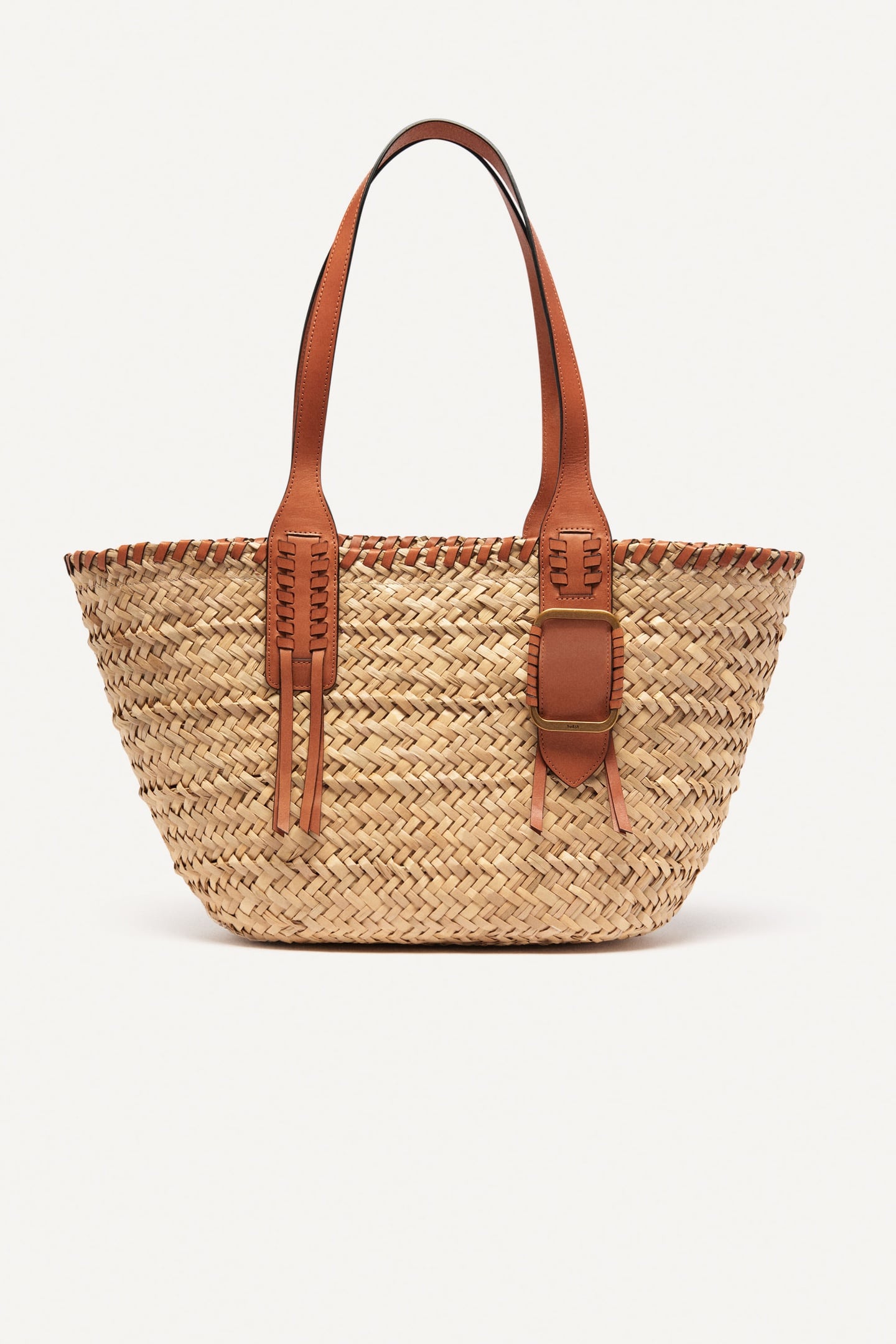 BA&SH Shopping Bag/basket Tan Maat: OS | Schoudertassen Outlet | Dames | Beige