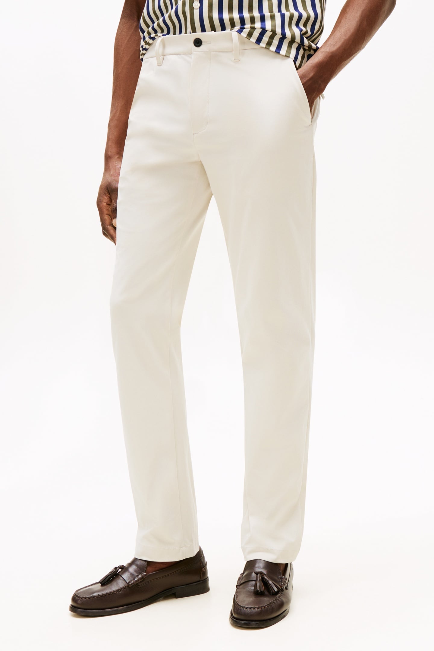 Tommy Hilfiger Denton Knit Tech Chino Newsprint Taglia: W31L34 | Pantaloni chino Outlet | Uomo