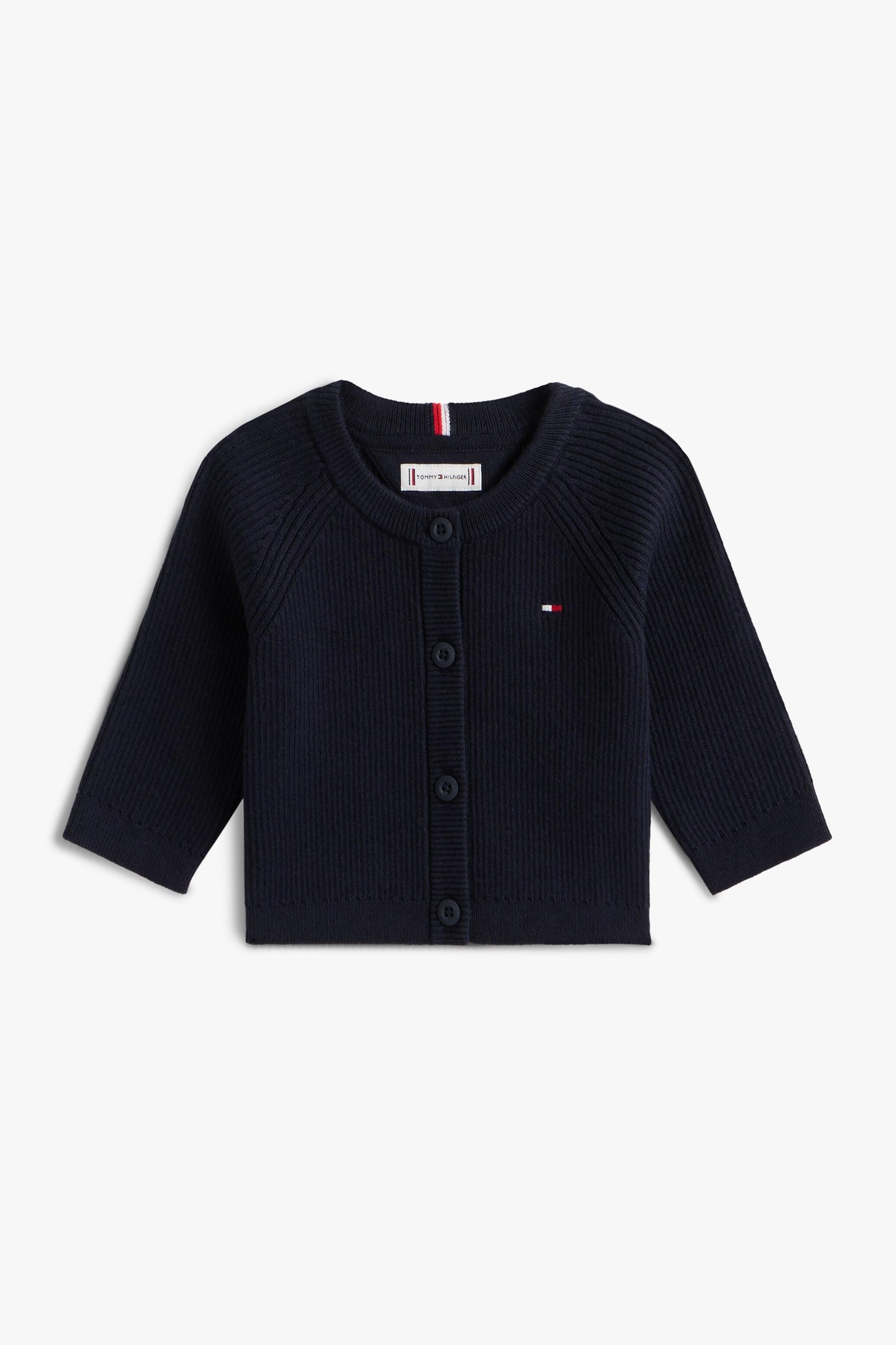 Tommy Hilfiger Newborn Essential Regular Cable Desert Sky Size: 86 | Sweaters and Cardigans Outlet | kids | Blauw
