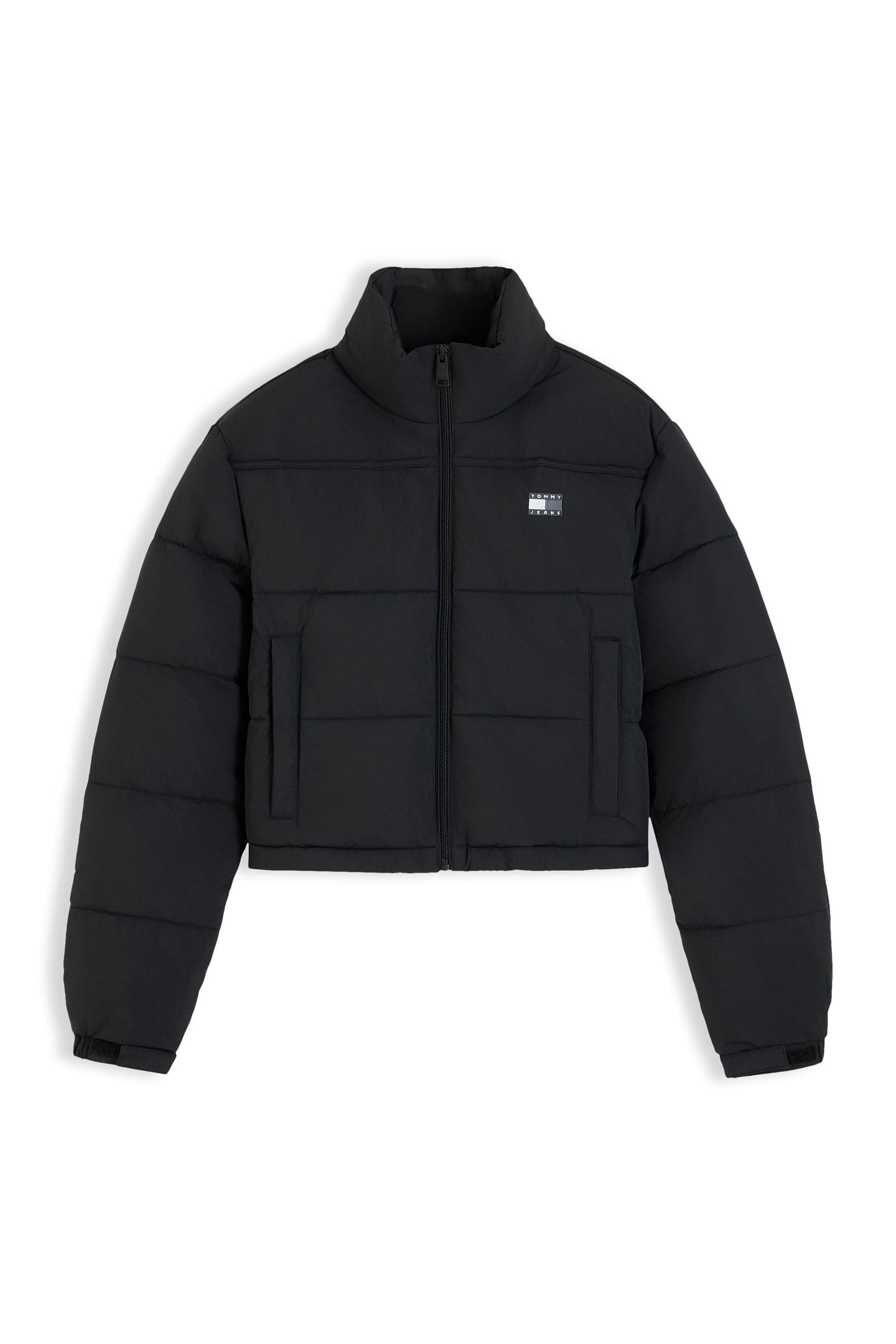 Tommy Hilfiger Tjw Flag Back Crop Black Taille: L | Vestes d'hiver Outlet | Femme | Le Noir