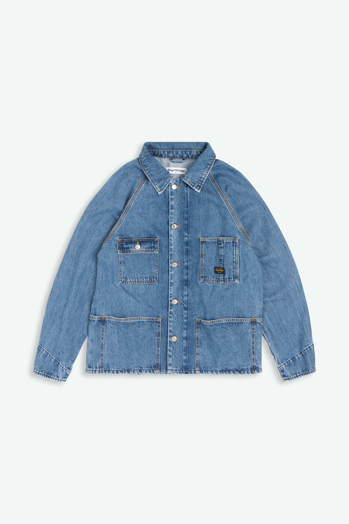 Kings Of Indigo Abi Jacket Blue Reef Mid Talla: L | Chaquetas Vaqueras Outlet | Hombre | Azul