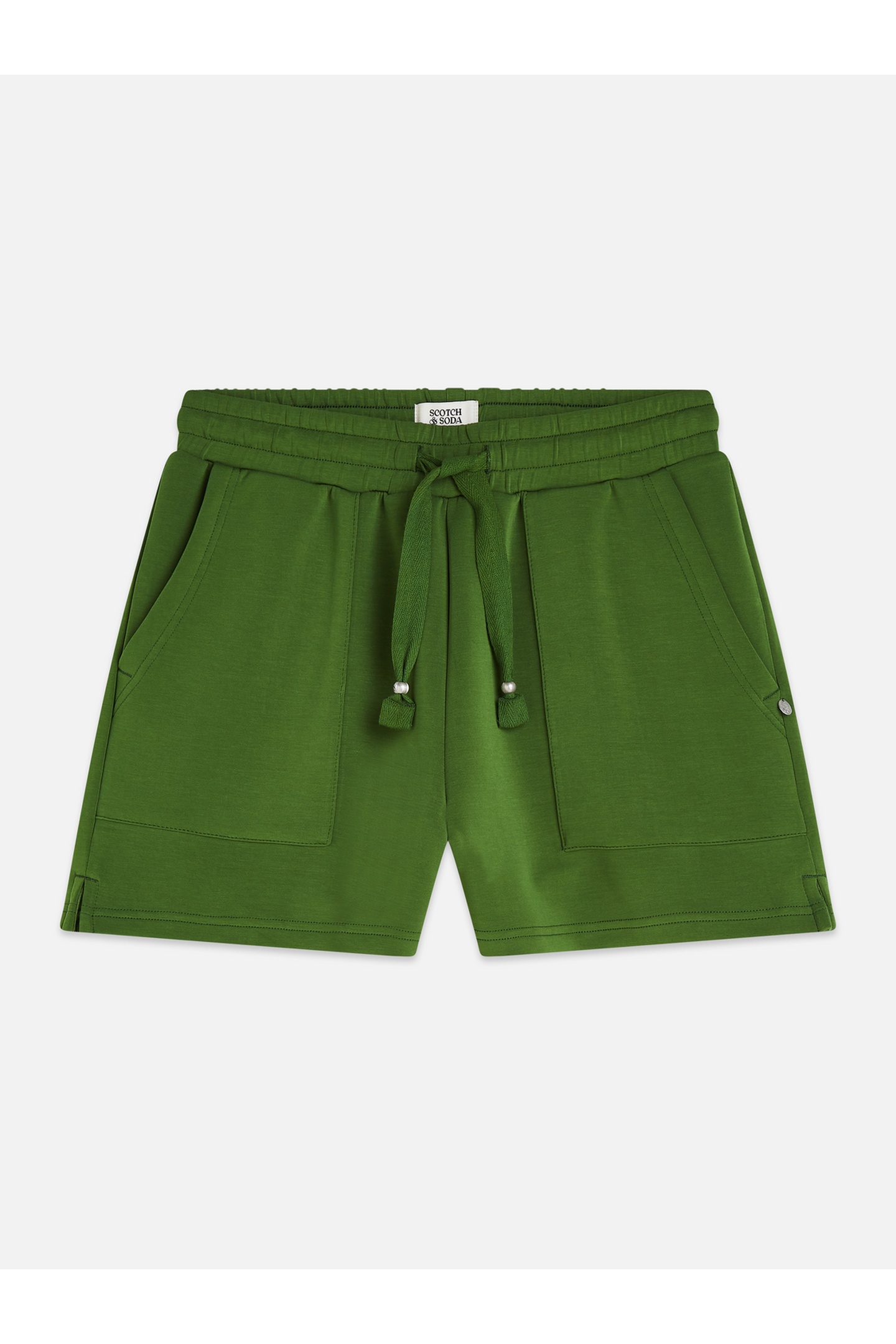 Scotch & Soda Tencel Shorts Garden Green Talla: S | Pantalones Cortos Outlet | Mujer | Verde