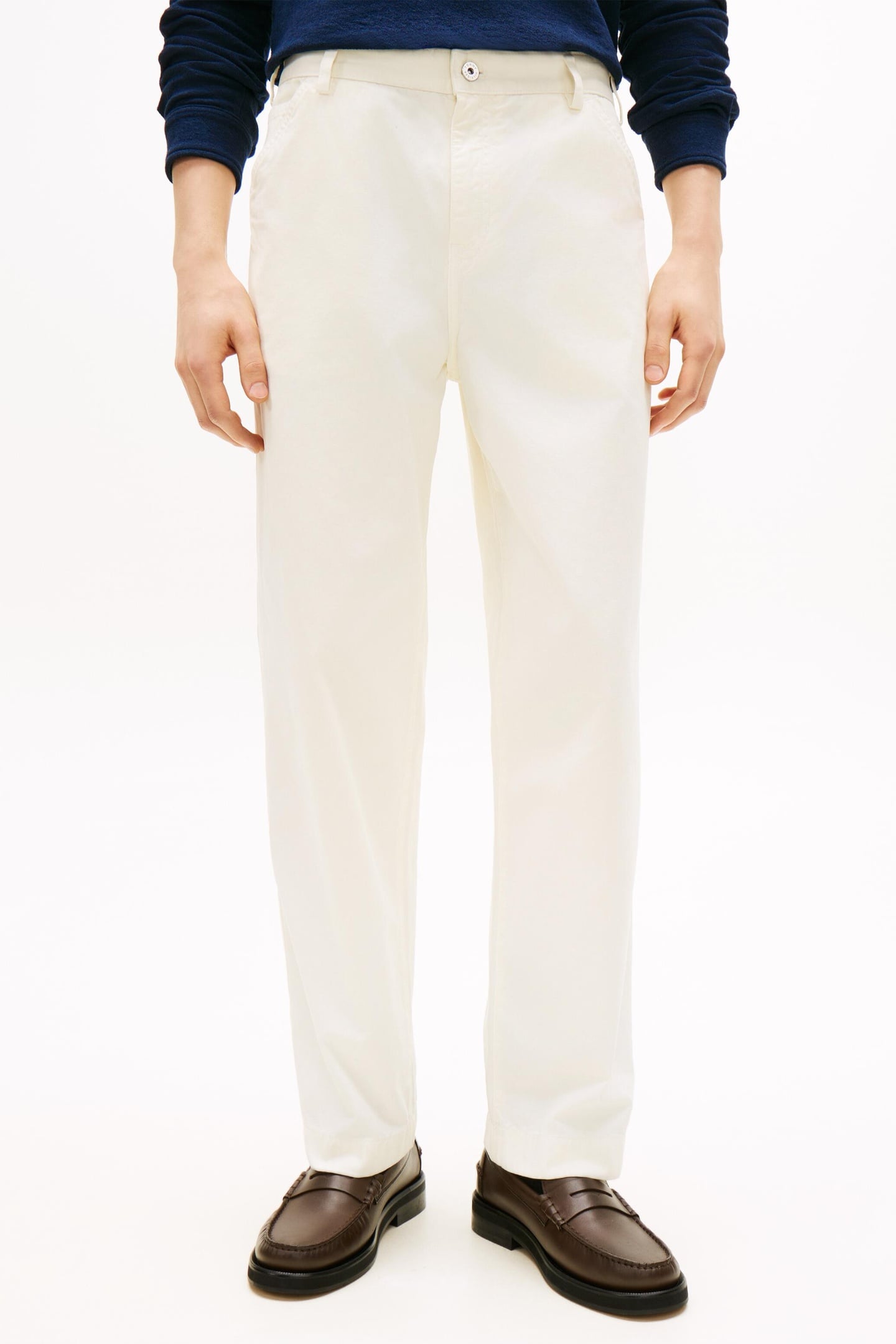 Tommy Hilfiger Murray Canvas Carpenter Ivory Silk Taglia: W32L32 | Pantaloni chino Outlet | Uomo | Bianco