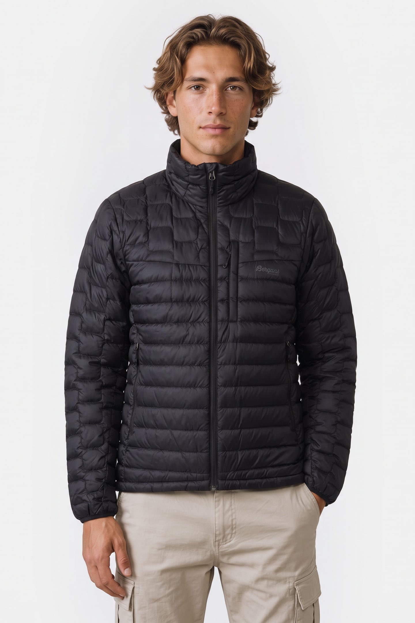 Bergans of Norway Magma Light Down Jacket Black Maat: S | Winterjassen Outlet | Heren | Zwart