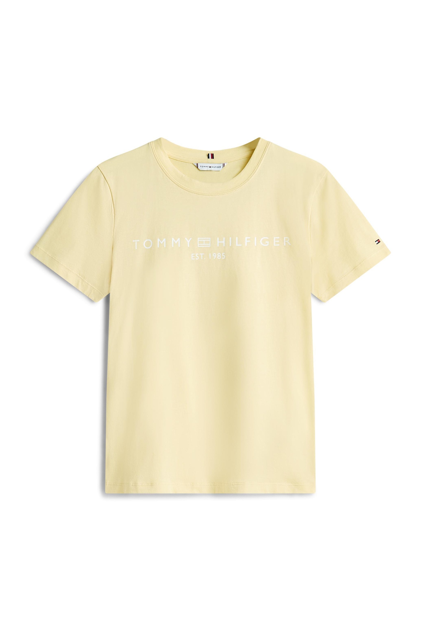 Tommy Hilfiger Reg Corp Logo C-neck Zesty Yellow Taglia: L | Maglie Sportivi Outlet | Donna | Giallo