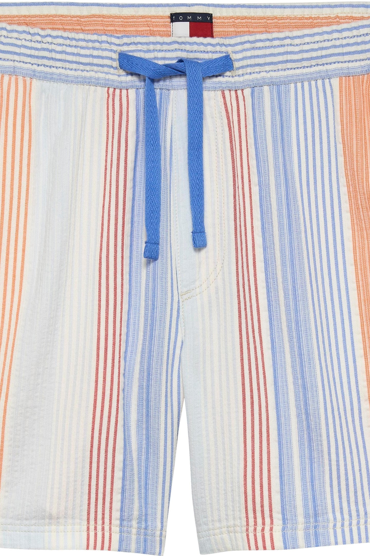 Tommy Hilfiger Tjm Textured Stripe Ancient White Stripes Taille: S | Shorts de Sport Outlet | Homme | Blanche