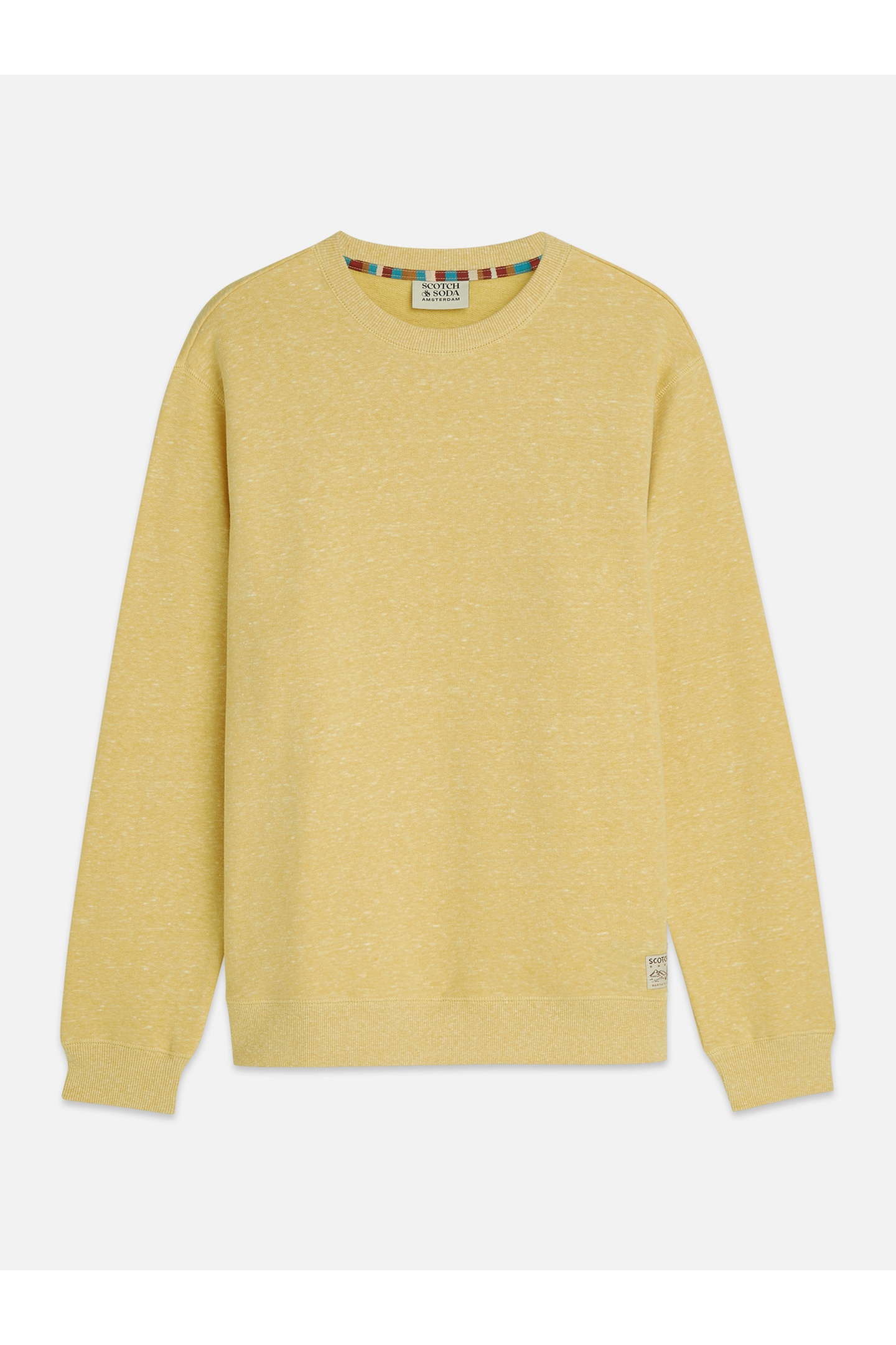 Scotch & Soda Melange Regularfit Sweatshirt Bright Yellow Taglia: S | Maglioni a maglia Outlet | Uomo | Giallo