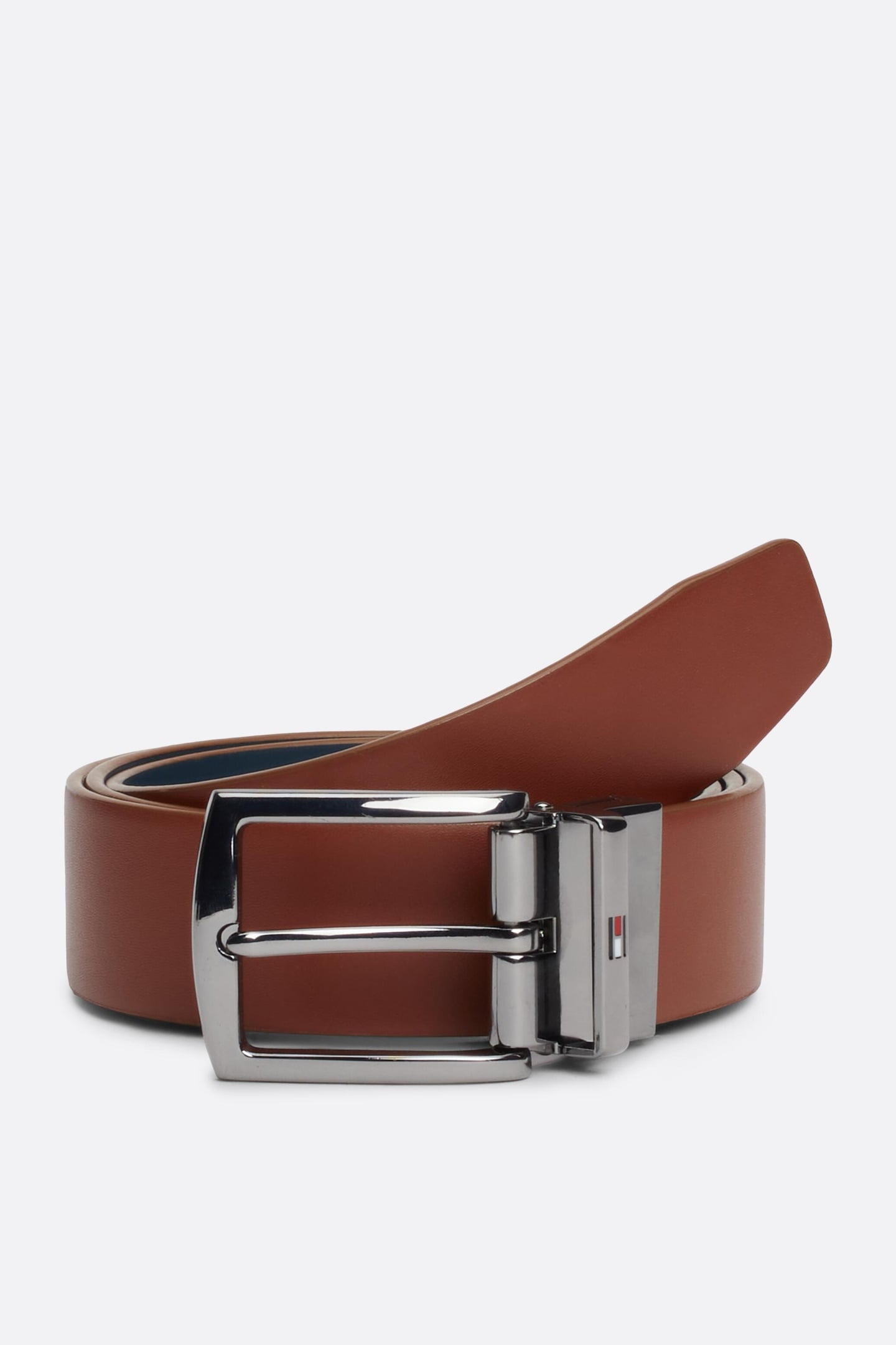 Tommy Hilfiger Denton Rev 3.5 Belt Military Denim/tan Taille: 85 | Ceintures Outlet | Homme | Bleu