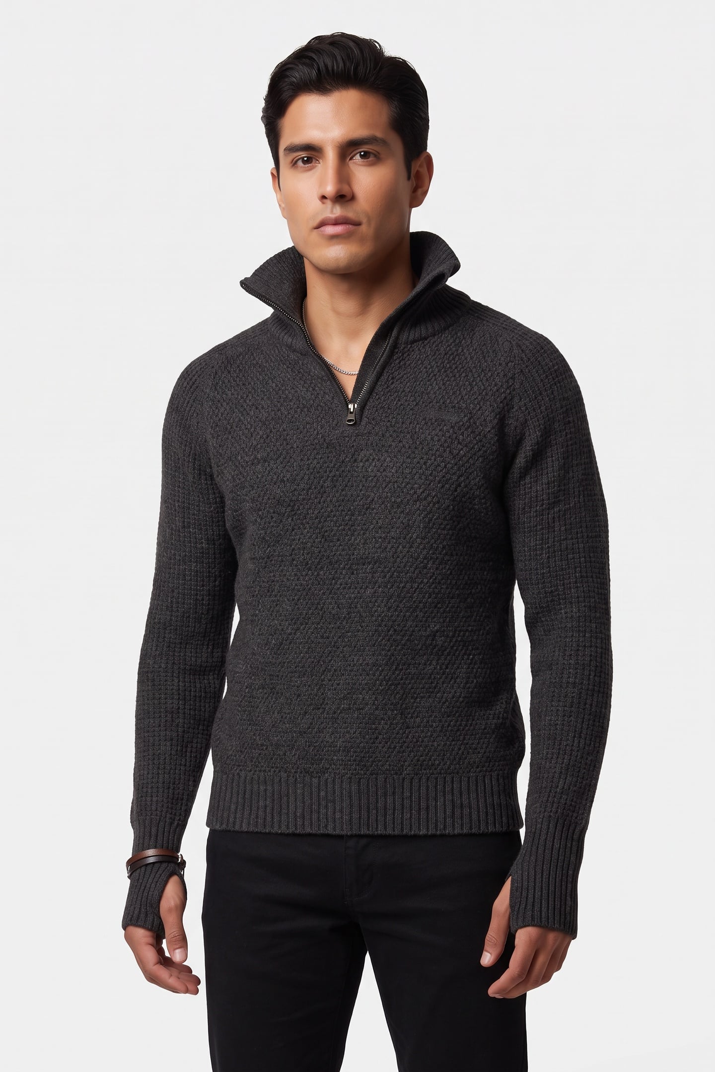 Bergans of Norway Ulriken Jumper Black Mel Maat: M | Coltruien Outlet | Heren | Zwart