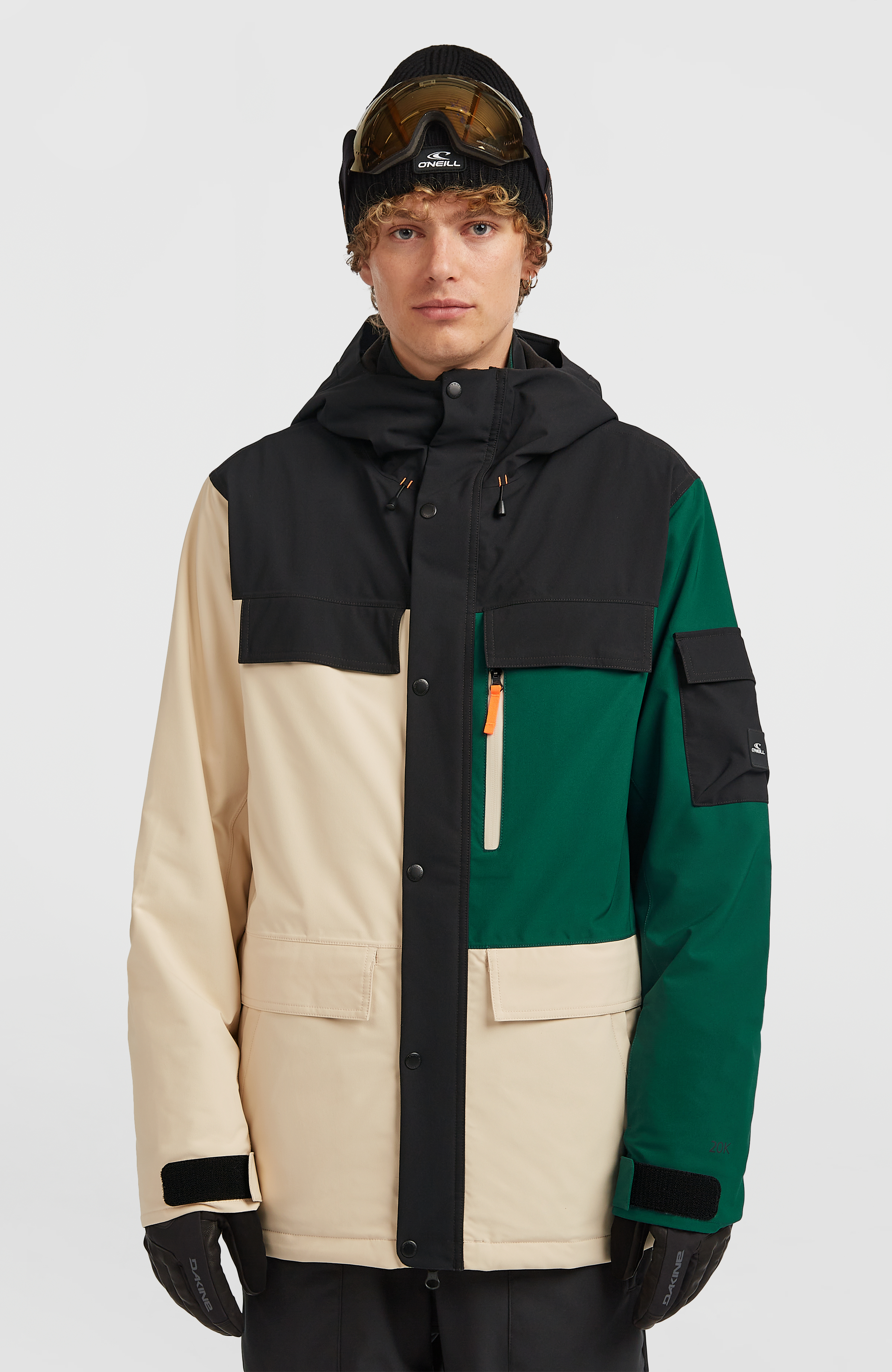 O'Neill Fwc'peak Pro Snow Jacket Macaron Colour Block Talla: M | Chaquetas de Invierno Outlet | Hombre | Blanco