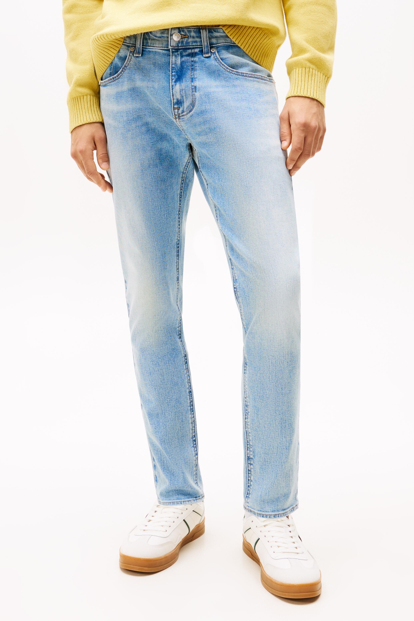 Tommy Hilfiger Austin Slim Tapered Bi0 Denim Light Taglia: W36L34 | Jeans Slim Fit Outlet | Uomo | Blu