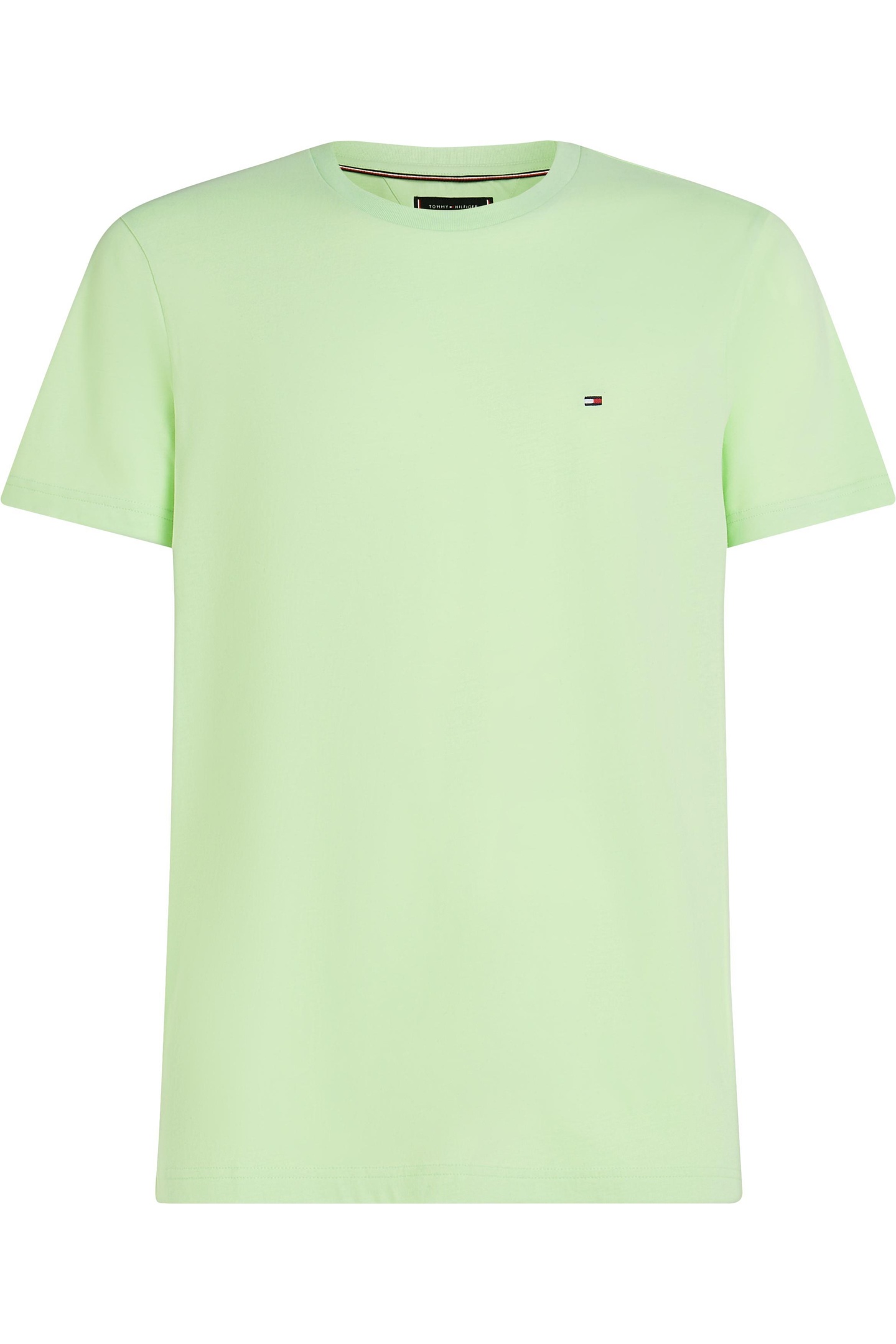 Tommy Hilfiger Essential Seasonal Reg Fit Opal Green Taille: L | T-Shirts Outlet | Homme | Vert