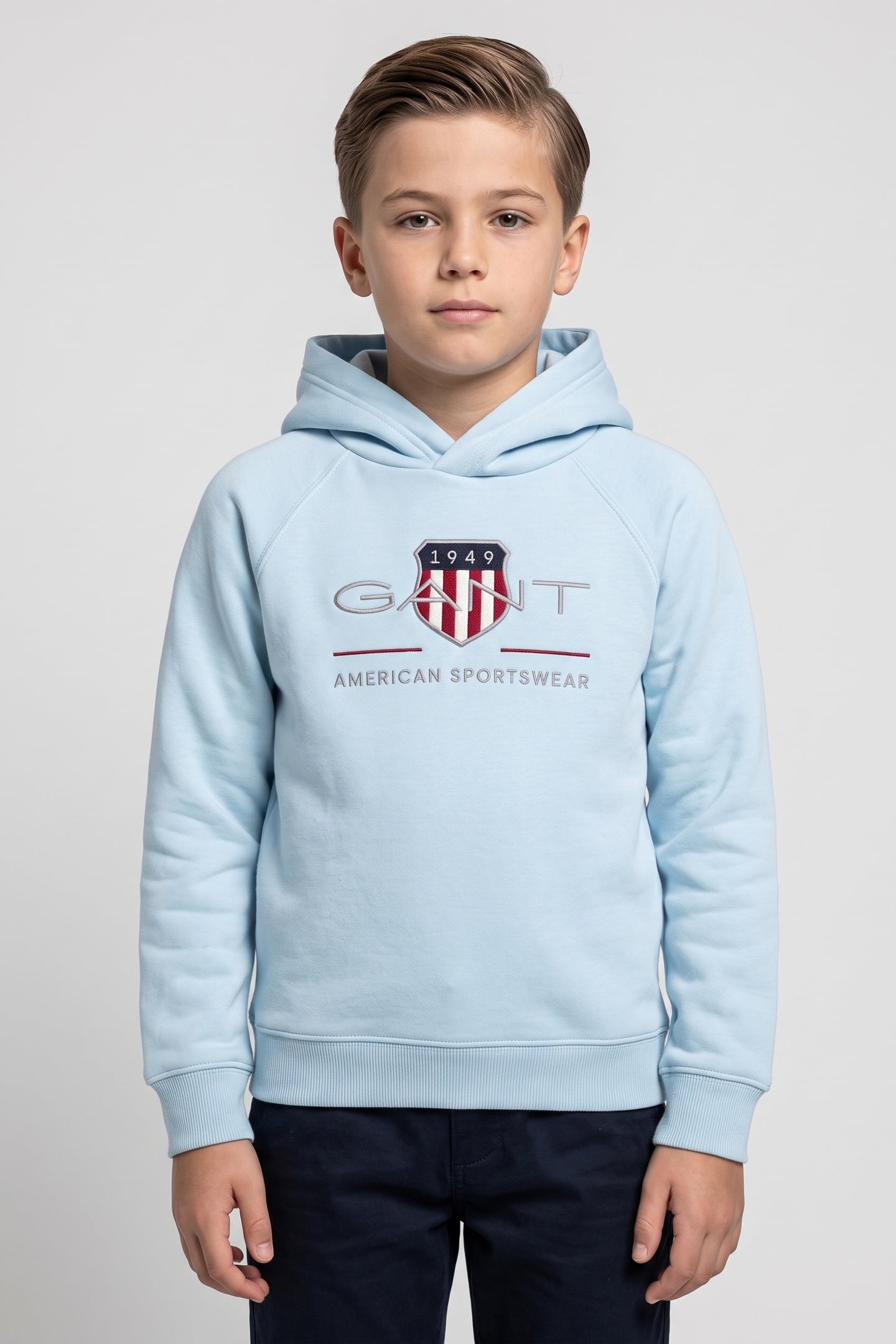 GANT Teen Unisex Archive Shield Hoodie Calming Blue Taglia: 158/164 | Abbigliamento Sportivo Outlet | kids | Blu