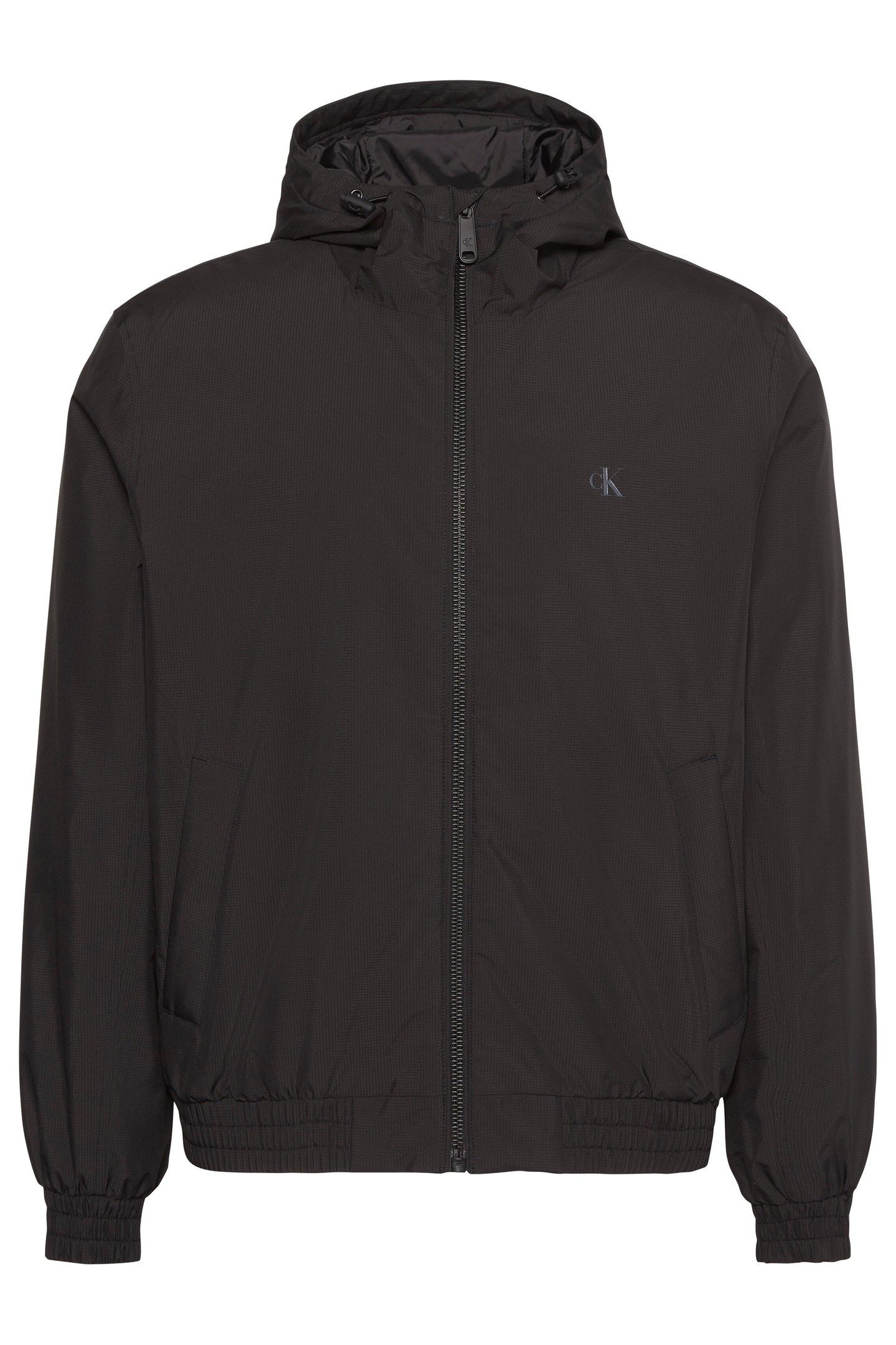 Calvin Klein Ls Hooded Ripstop Black Taille: M | Blousons d'aviateurs Outlet | Homme | Le Noir