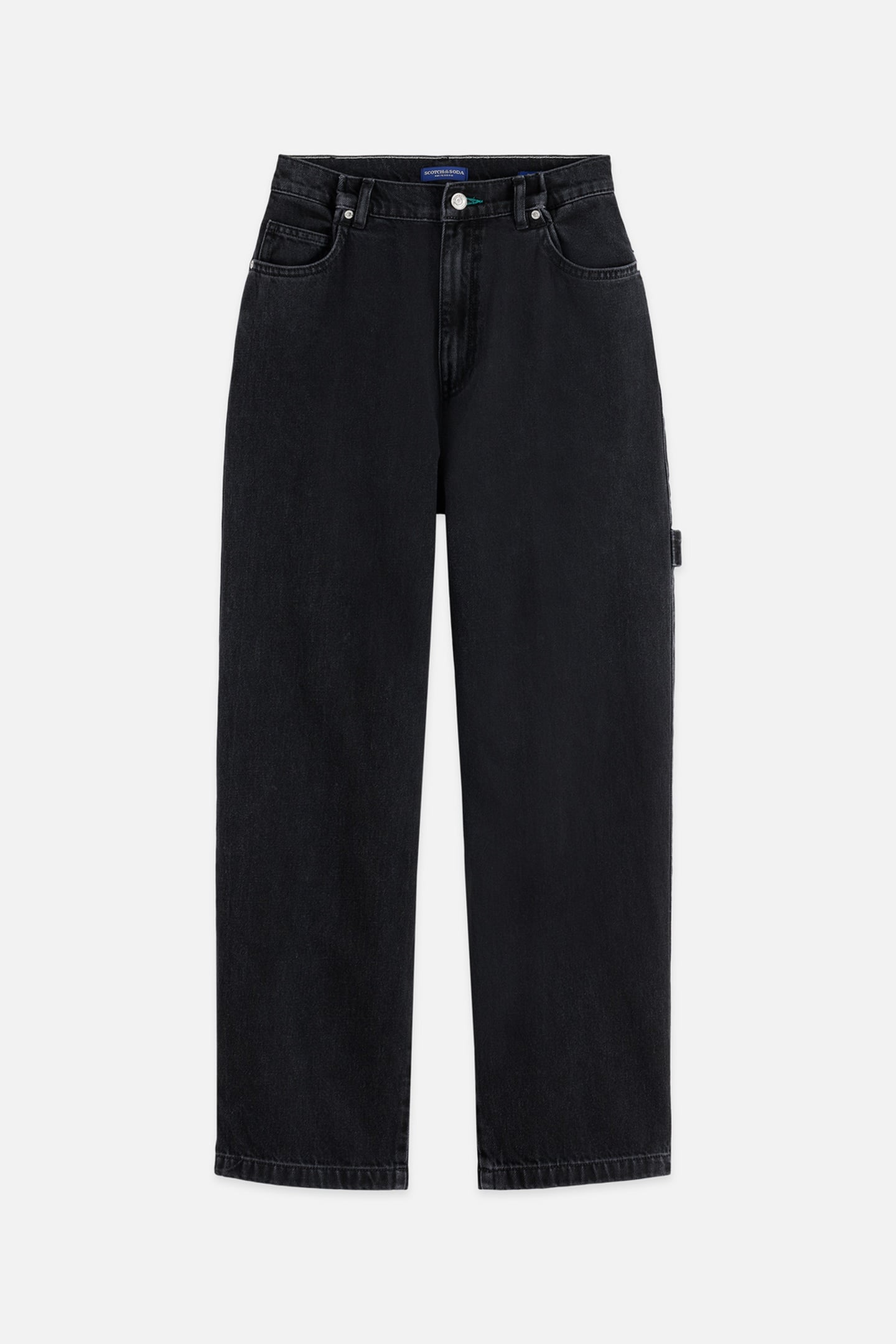 Scotch & Soda Raine High Rise Wide Leg Black Sun Taille: W30 | Jeans Outlet | Femme | Le Noir