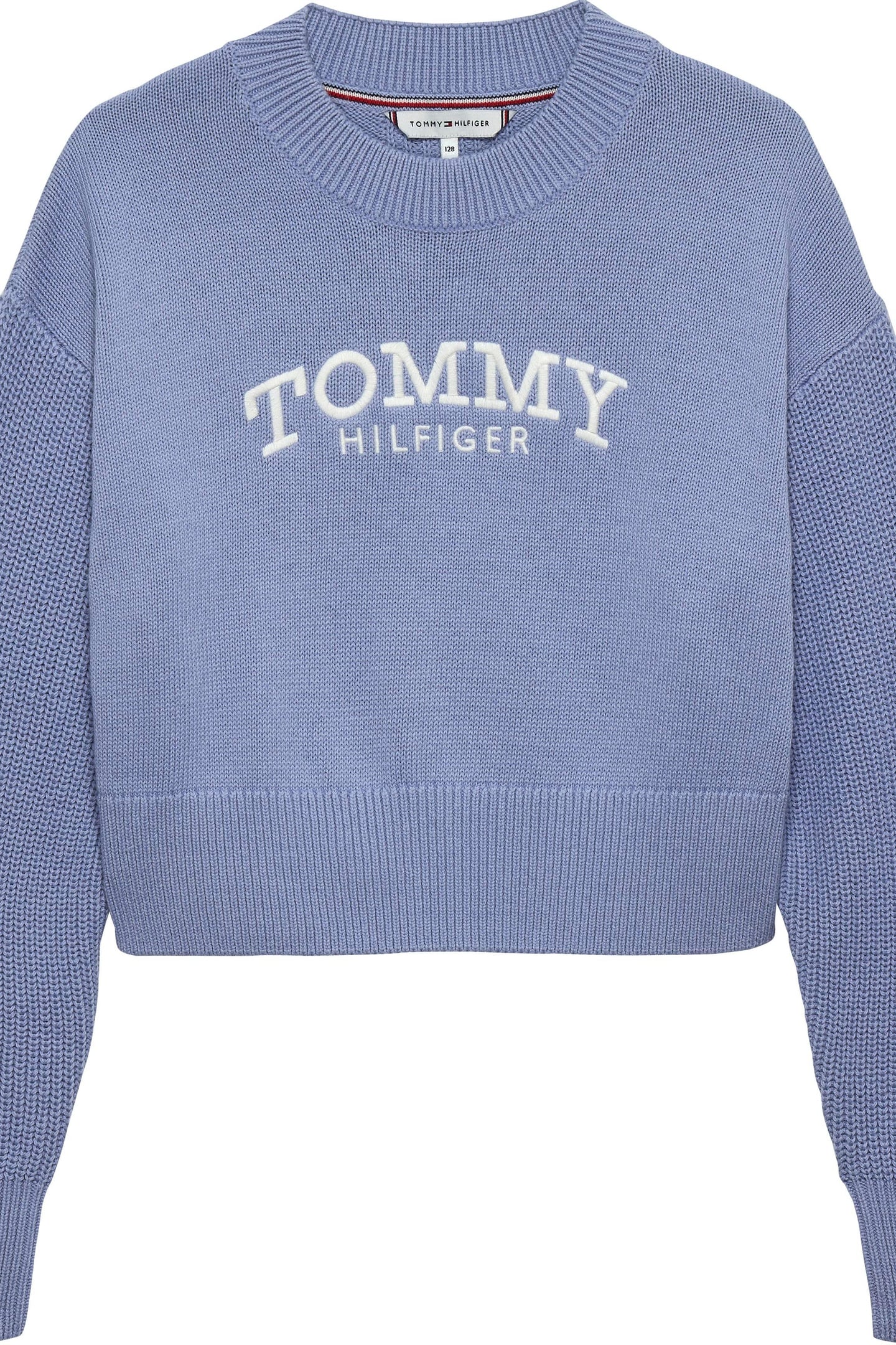 Tommy Hilfiger Girls Tommy Sweater Periwinkle Dusk Size: 10Y | Sweaters & Cardigans Outlet | kids |