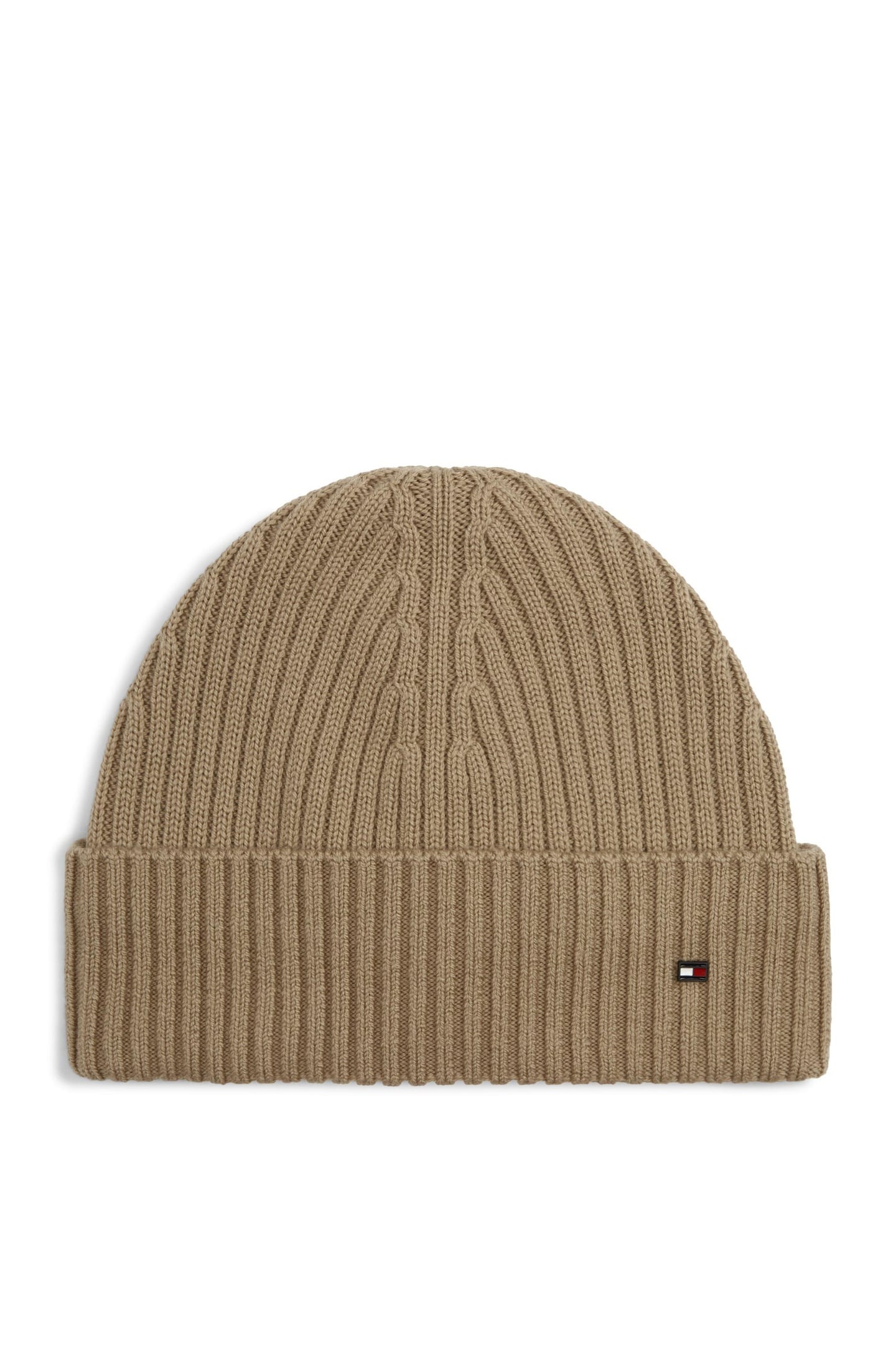 Tommy Hilfiger Th Flag Transitional Driftwood Taupe Taille: OS | Bonnets Outlet | Homme | Le Noir