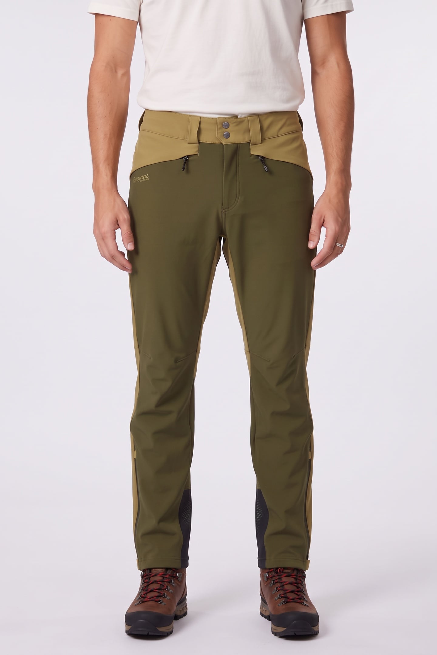 Bergans of Norway Istjern Warm Flex Pant Green/dark Olive Green Maat: S | Skibroeken Outlet | Heren | Groen