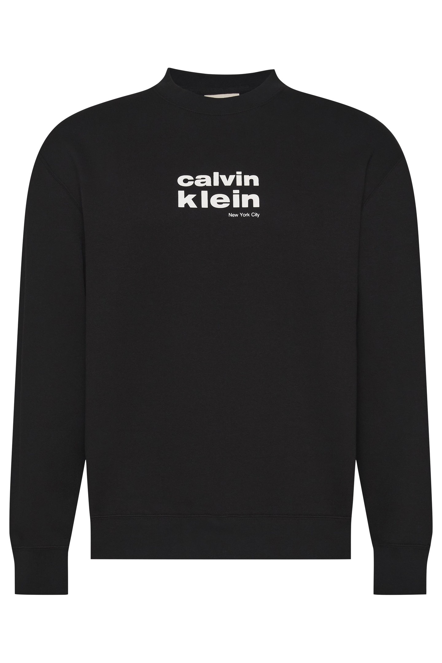 Calvin Klein Ls 350fleece Retro Black Taglia: L | Maglioni a maglia Outlet | Uomo | Nero
