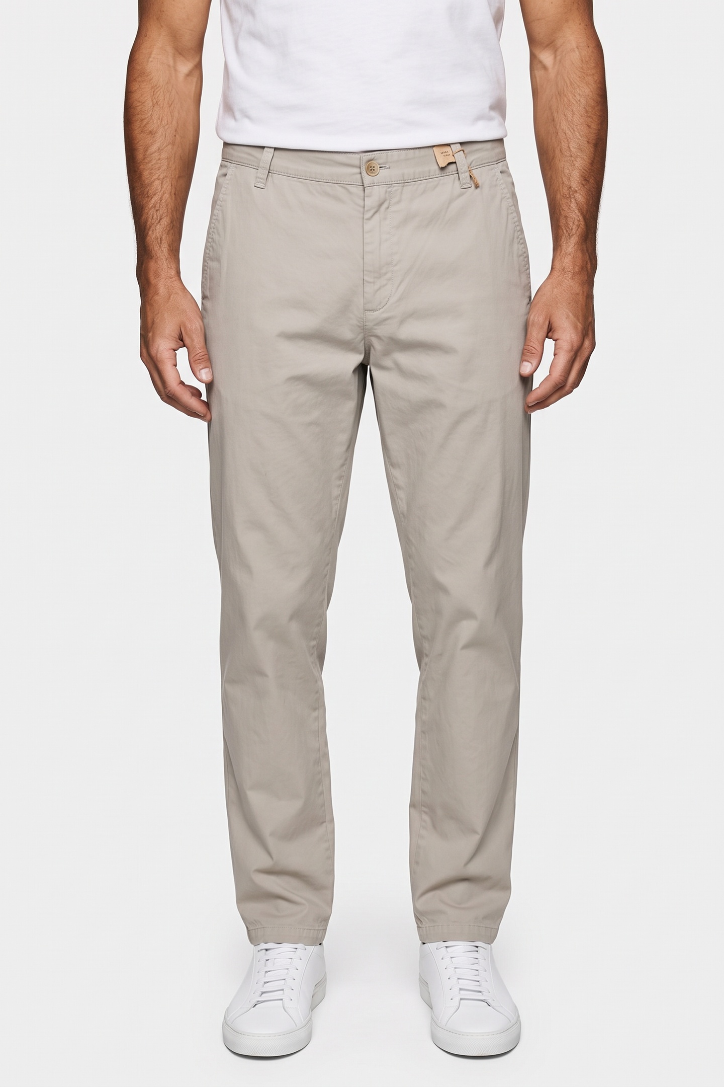 A.P.C. Unisex Chinos Lawrence Light Grey Maat: 46 | Chino's Outlet | Unisex | Grijs