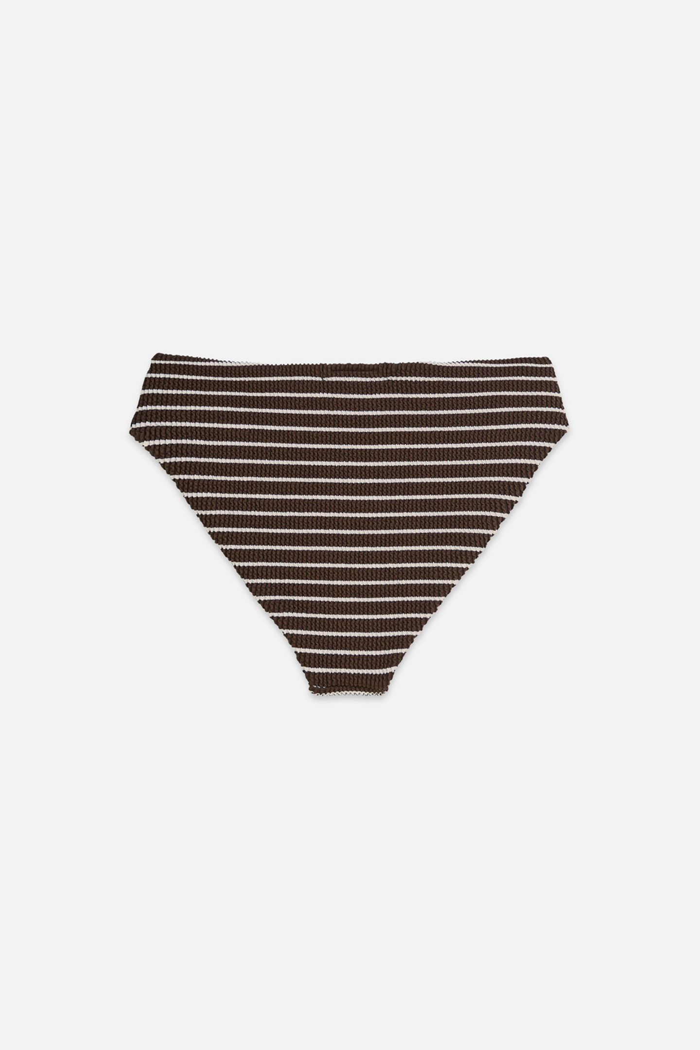 Scotch & Soda High Leg Bikini Bottom Hot Fudge Stripe Maat: M | Bikini's Outlet | Dames | Bruin
