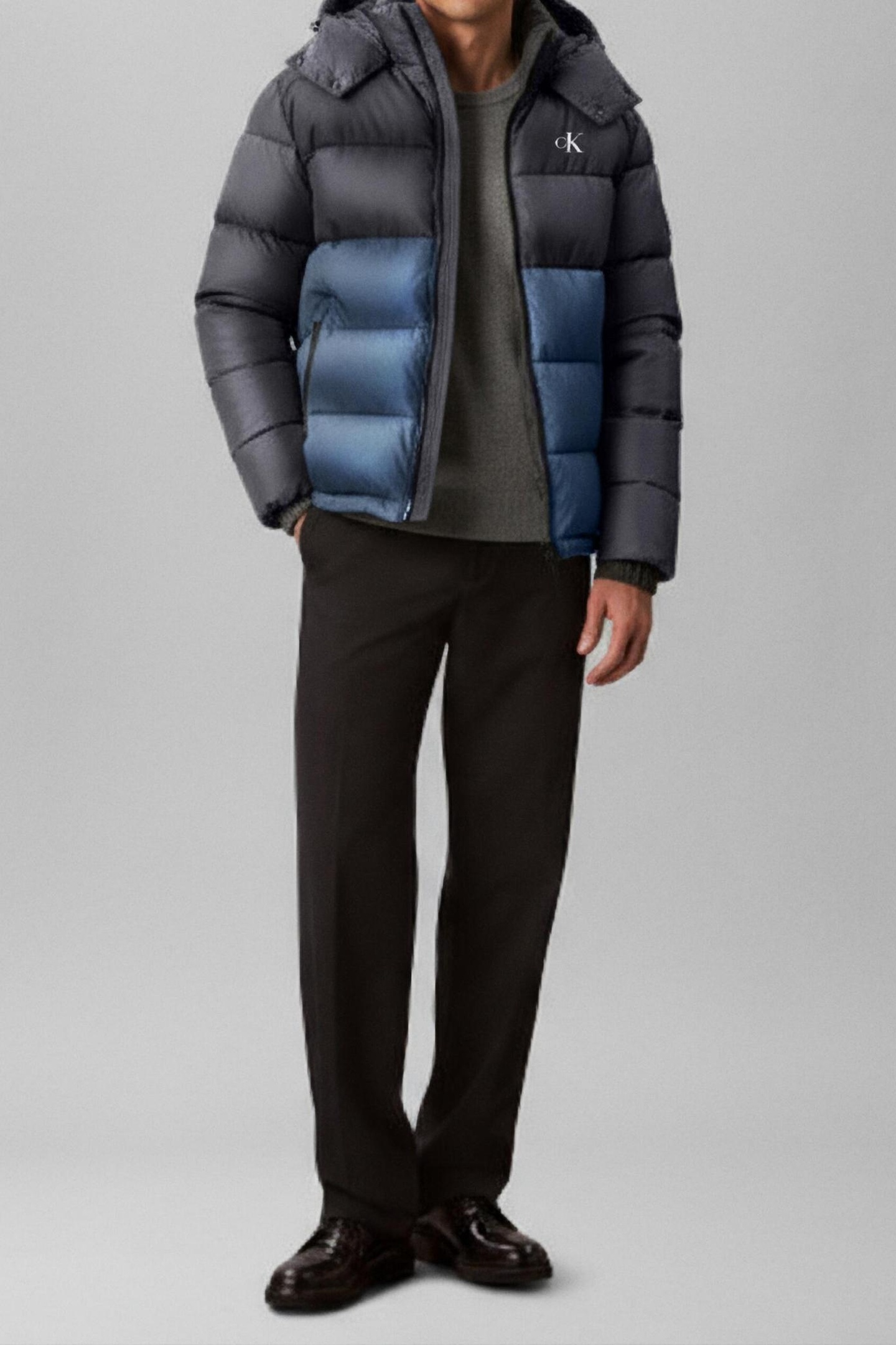 Calvin Klein Ls Nylon Color Bloblack Talla: S | Chaquetas de Invierno Outlet | Hombre | Negro