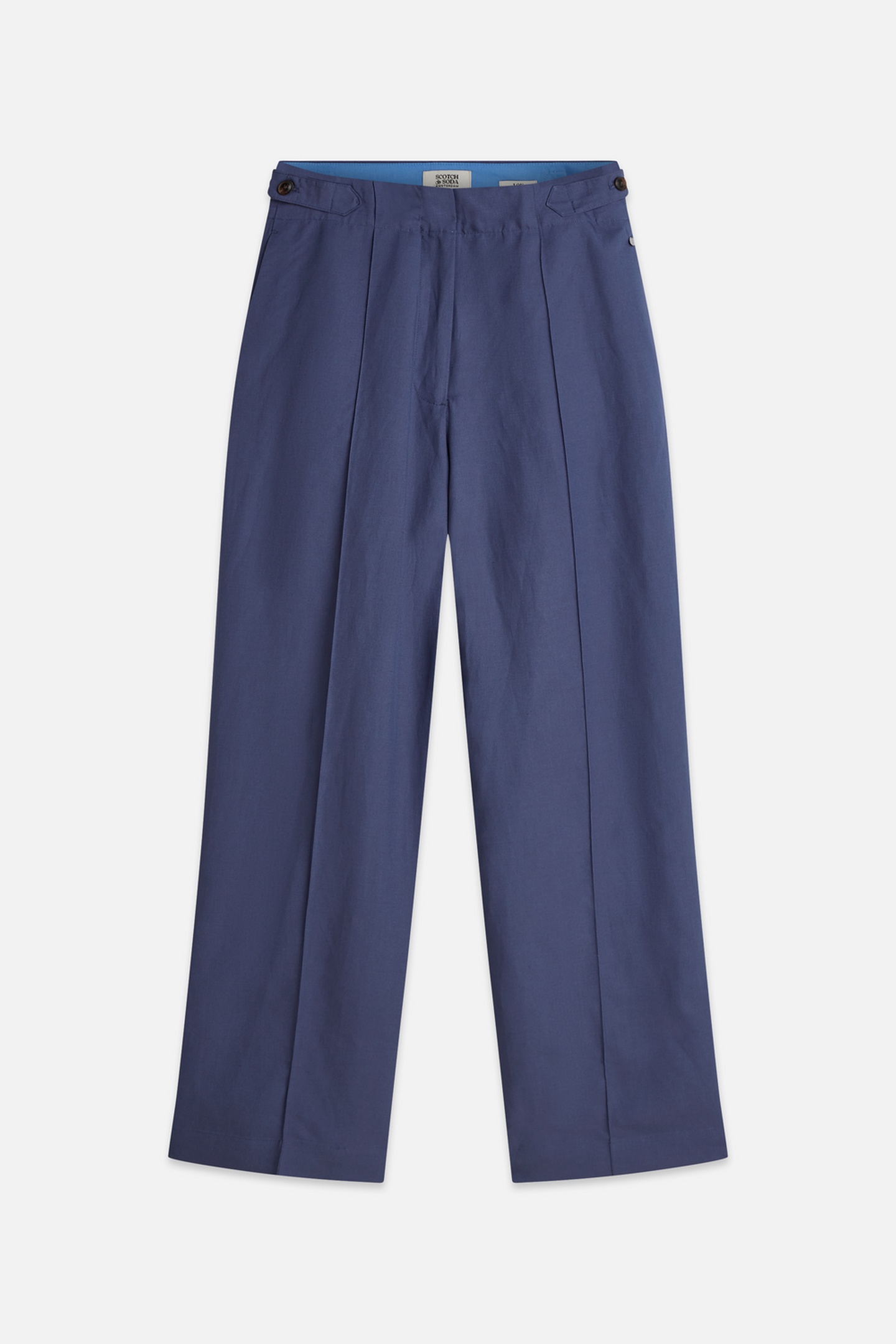 Scotch & Soda Lou - Lyocell High Rise Wide Leg Pants Oceana Talla: W29L32 | Pantalones Formales Outlet | Mujer