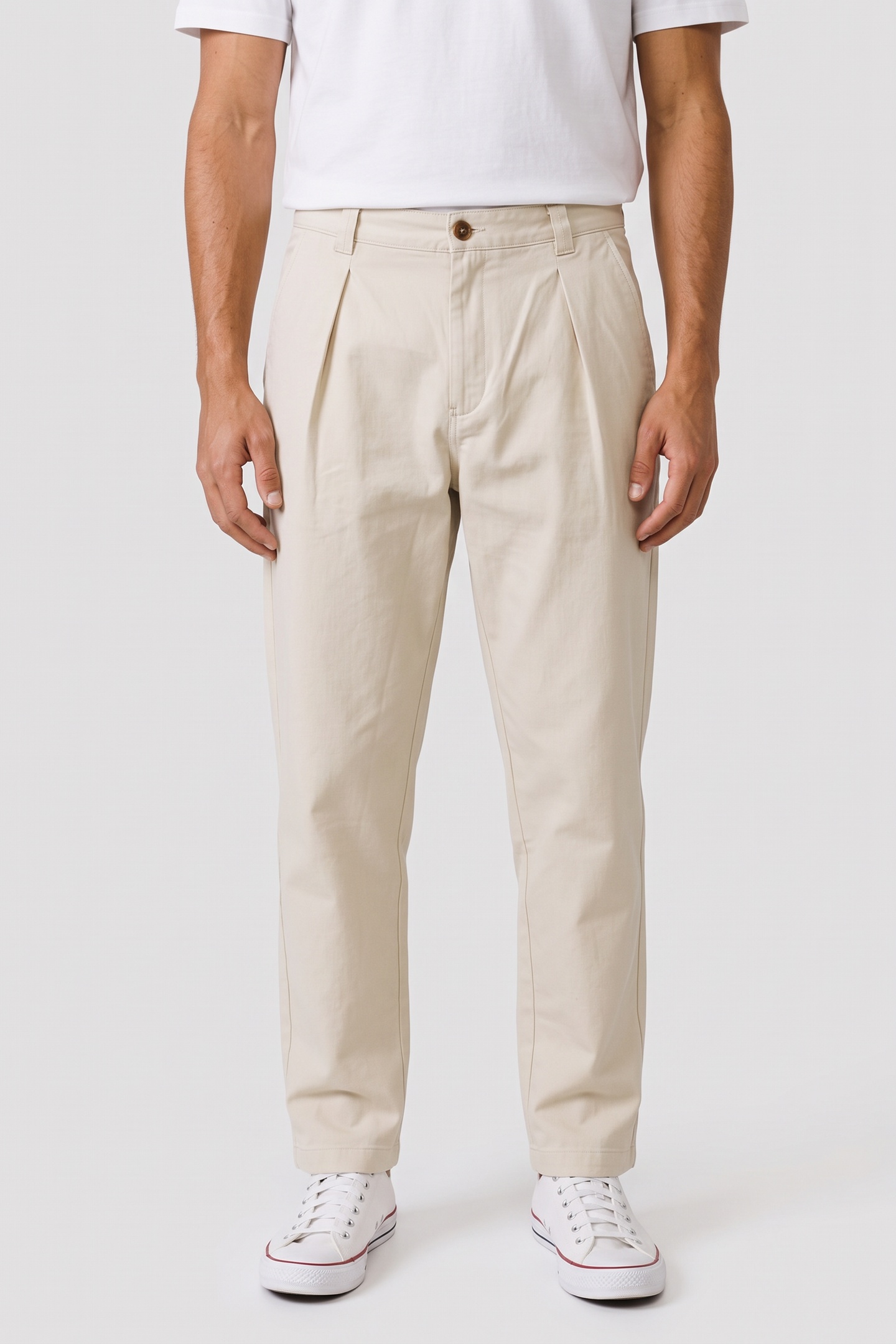 A.P.C. Unisex Trousers Renato Ecru Maat: 52 | Chino's Outlet | Unisex | Ecru