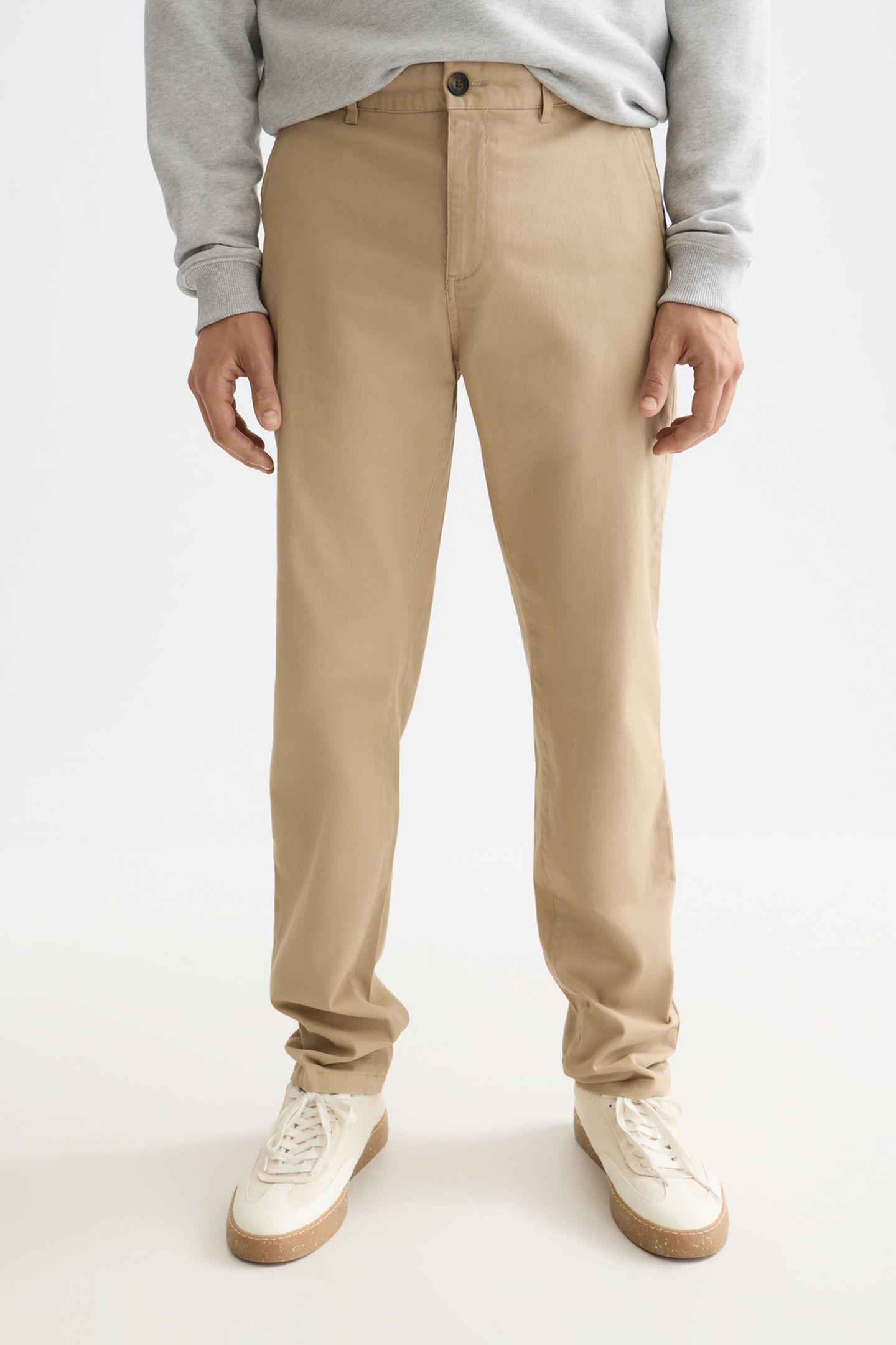Scotch & Soda Stuart Cotton-blend Twill Chino Medium Beige Taglia: W28L32 | Pantaloni chino Outlet | Uomo | Marrone