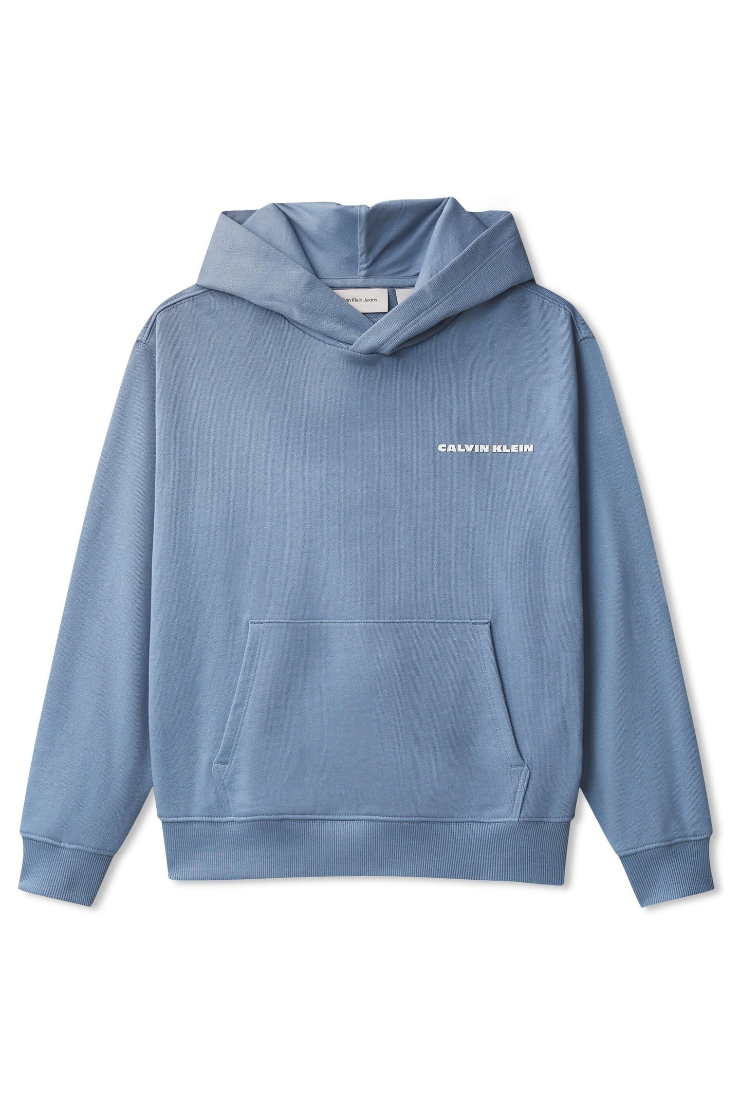 Calvin Klein Boys Relaxed Back Aw Hoodie Satin Blue Taglia: 12Y | Abbigliamento Sportivo Outlet | kids | Blu