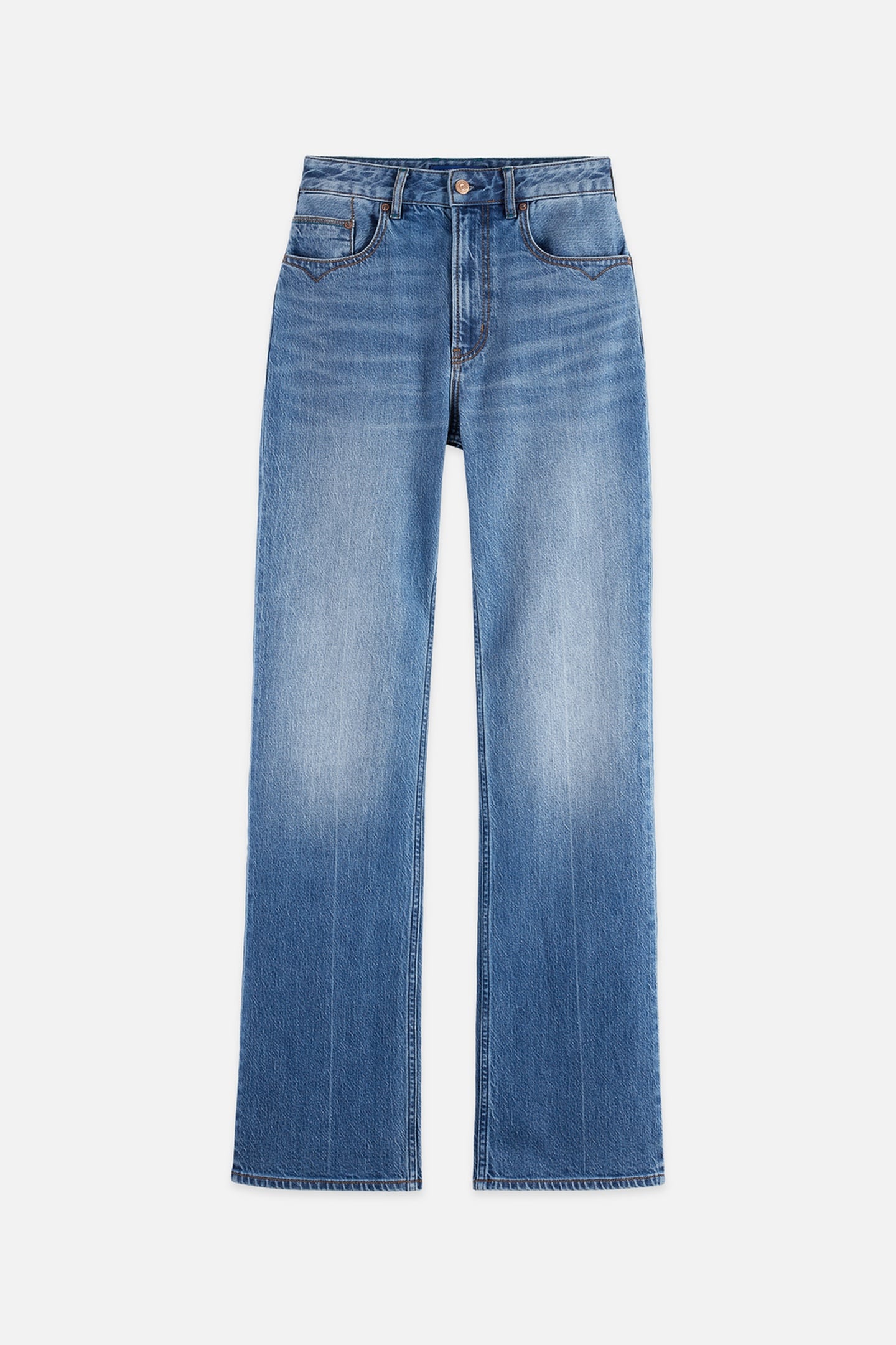 Scotch & Soda The Glow Bootcut Jeans Texas Sun Maat: W27L30 | Straight Jeans Outlet | Dames | Blauw
