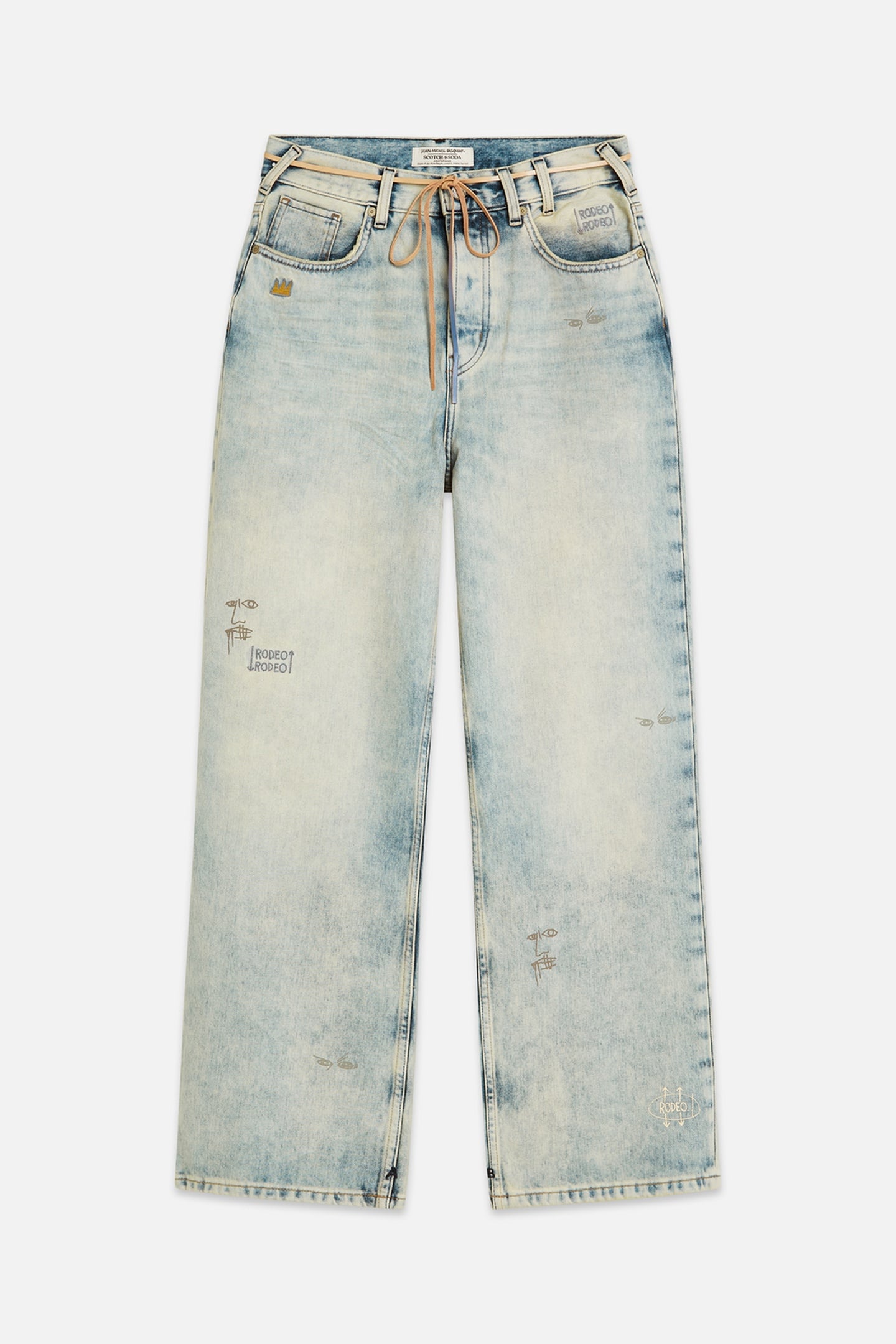 Scotch & Soda Basquiat The Deep Loose Jeans Texas Blue Größe: W26L32 | Ausgestellte Hosen Outlet | Damen | Blau