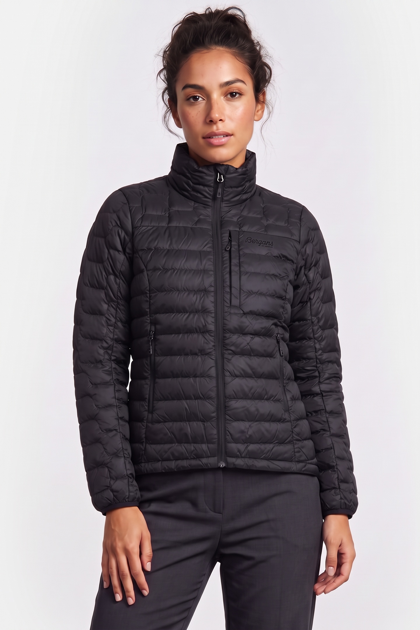 Bergans of Norway Magma Light Down Jacket Black Maat: S | Winterjassen Outlet | Dames | Zwart