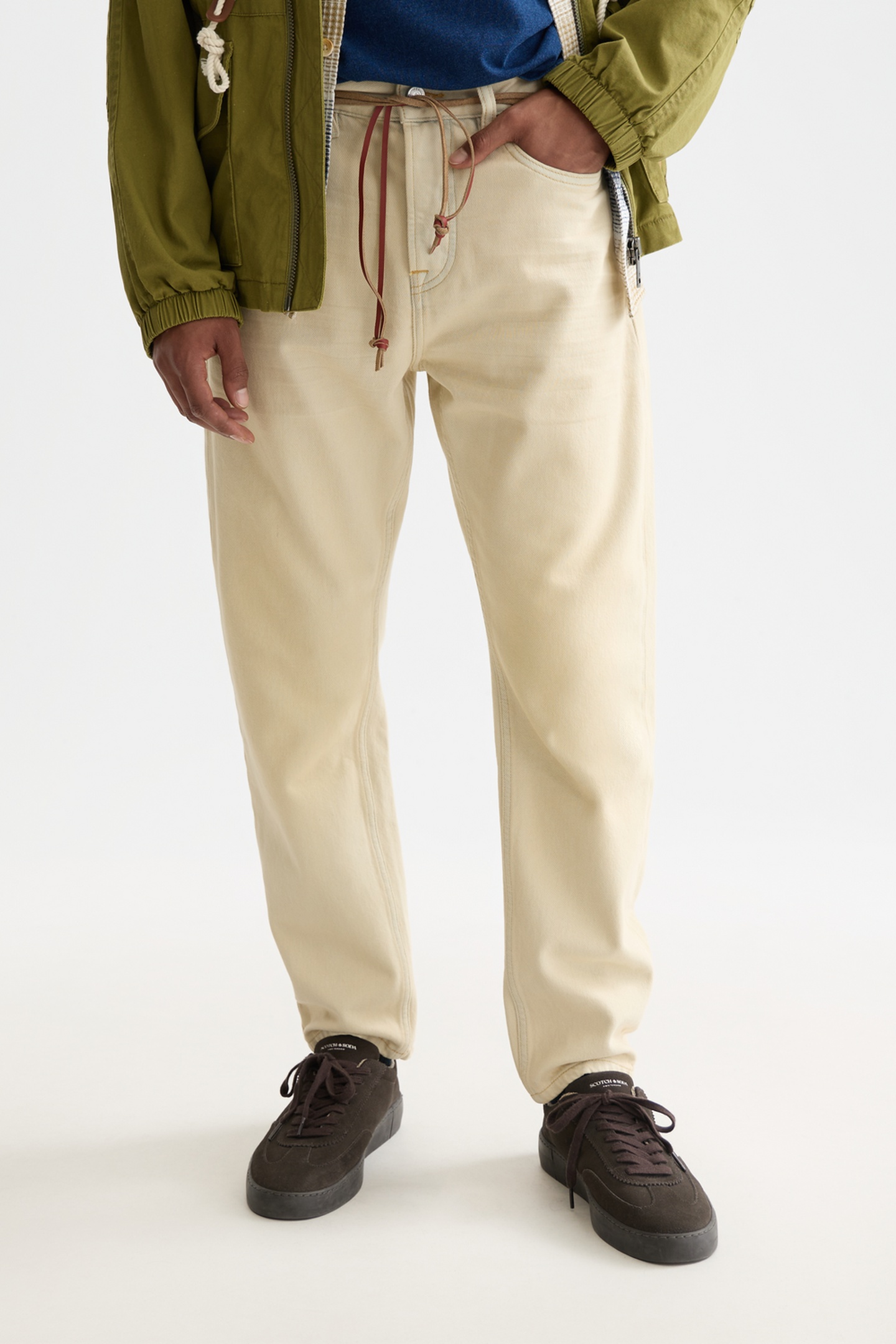 Scotch & Soda The Dean Loose Tapered Seasonal Jeans Medium Blue Taille: W32L32 | Jeans relaxed fit Outlet | Homme | Bleu