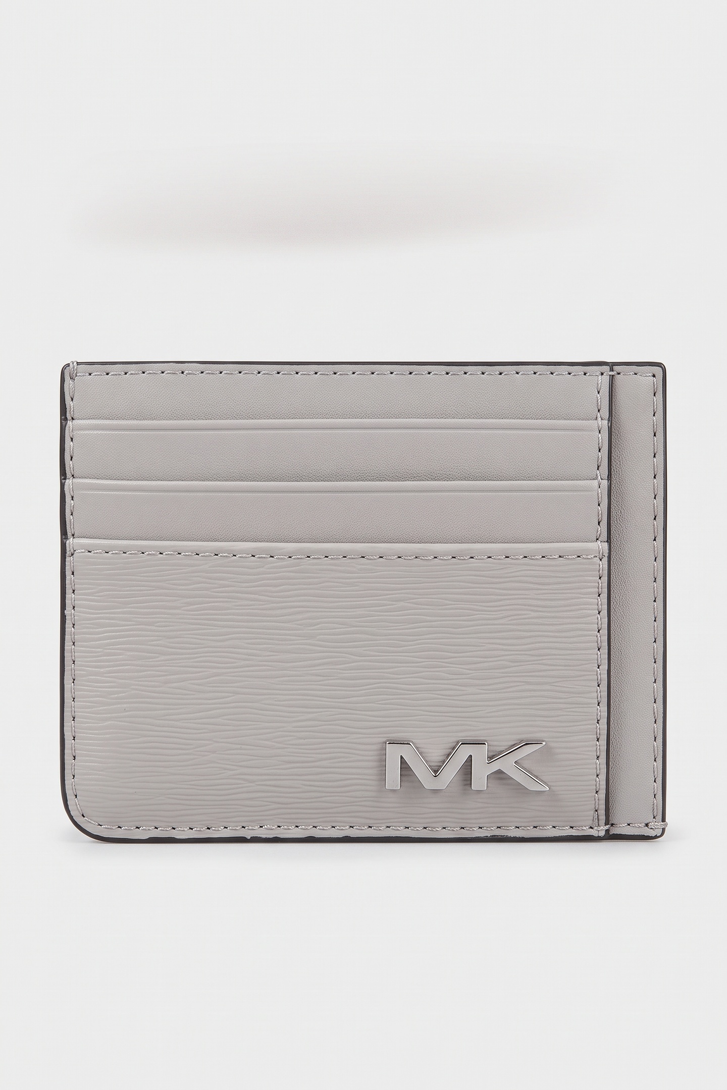 Michael Kors Slim Card Wallet Pearl Grey Maat: OS | Portemonnees Outlet | Dames | Grijs