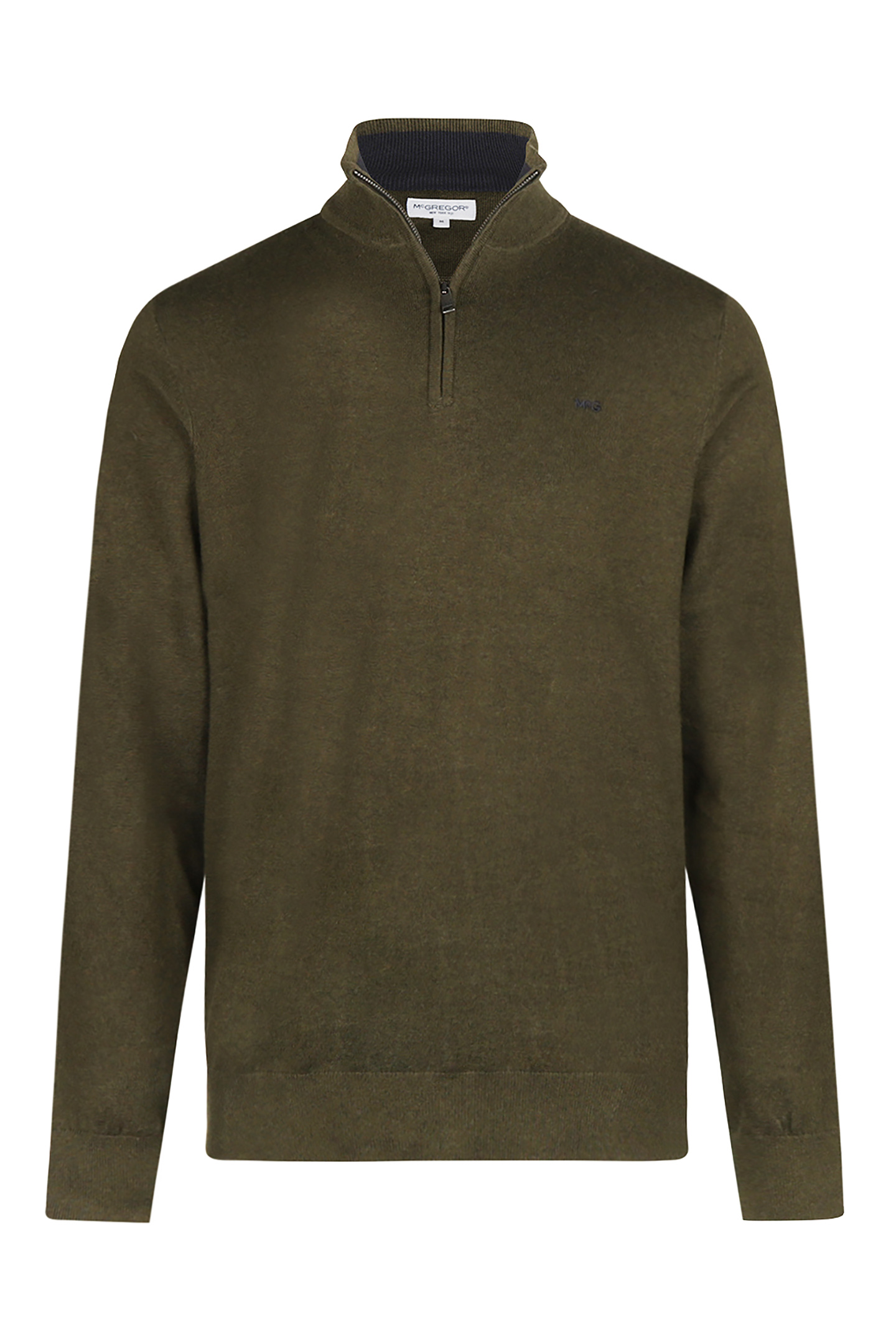 McGregor Zip Mock Sweater Dark Olive Talla: 3XL | Jerséis cuello Alto Outlet | Hombre | Verde