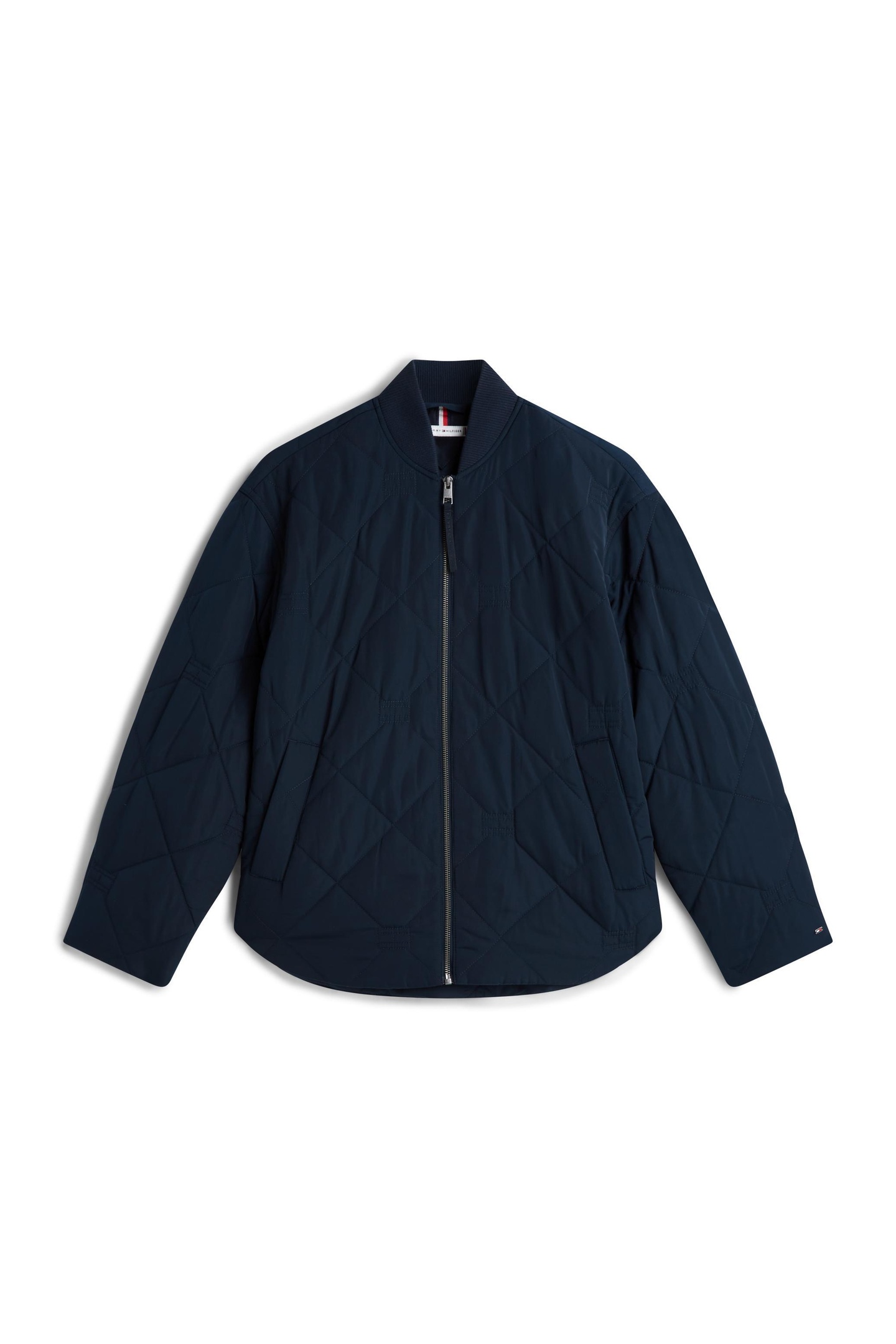Tommy Hilfiger Padded Flag Quilted Dark Night Navy Taille: L | Blousons d'aviateurs Outlet | Femme | Le Noir