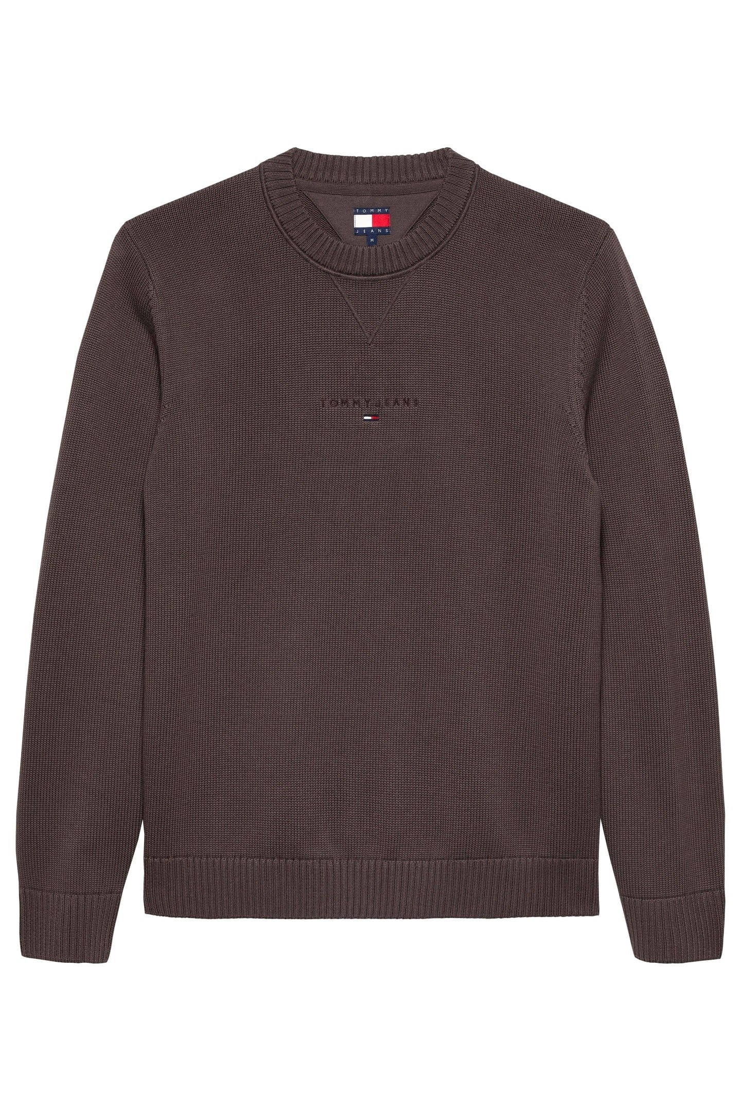Tommy Hilfiger Tjm Slim Tnl Linear Black Walnut Tonal Taglia: M | Maglioni a maglia Outlet | Uomo | Nero