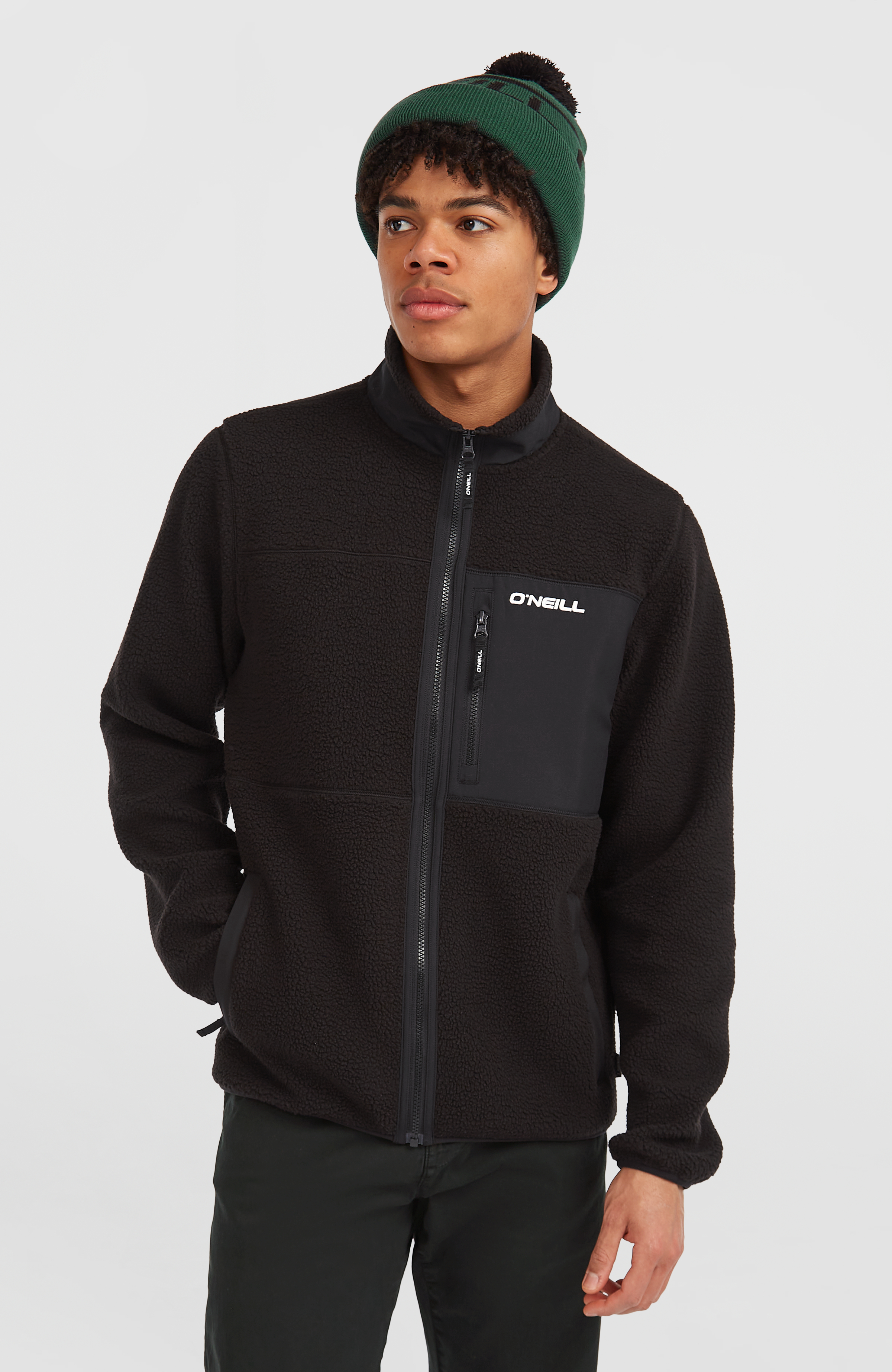 O'Neill  Must-have High Pile Fz Fleece Black Out Taglia: L | Maglioni a maglia Outlet | Uomo | Nero