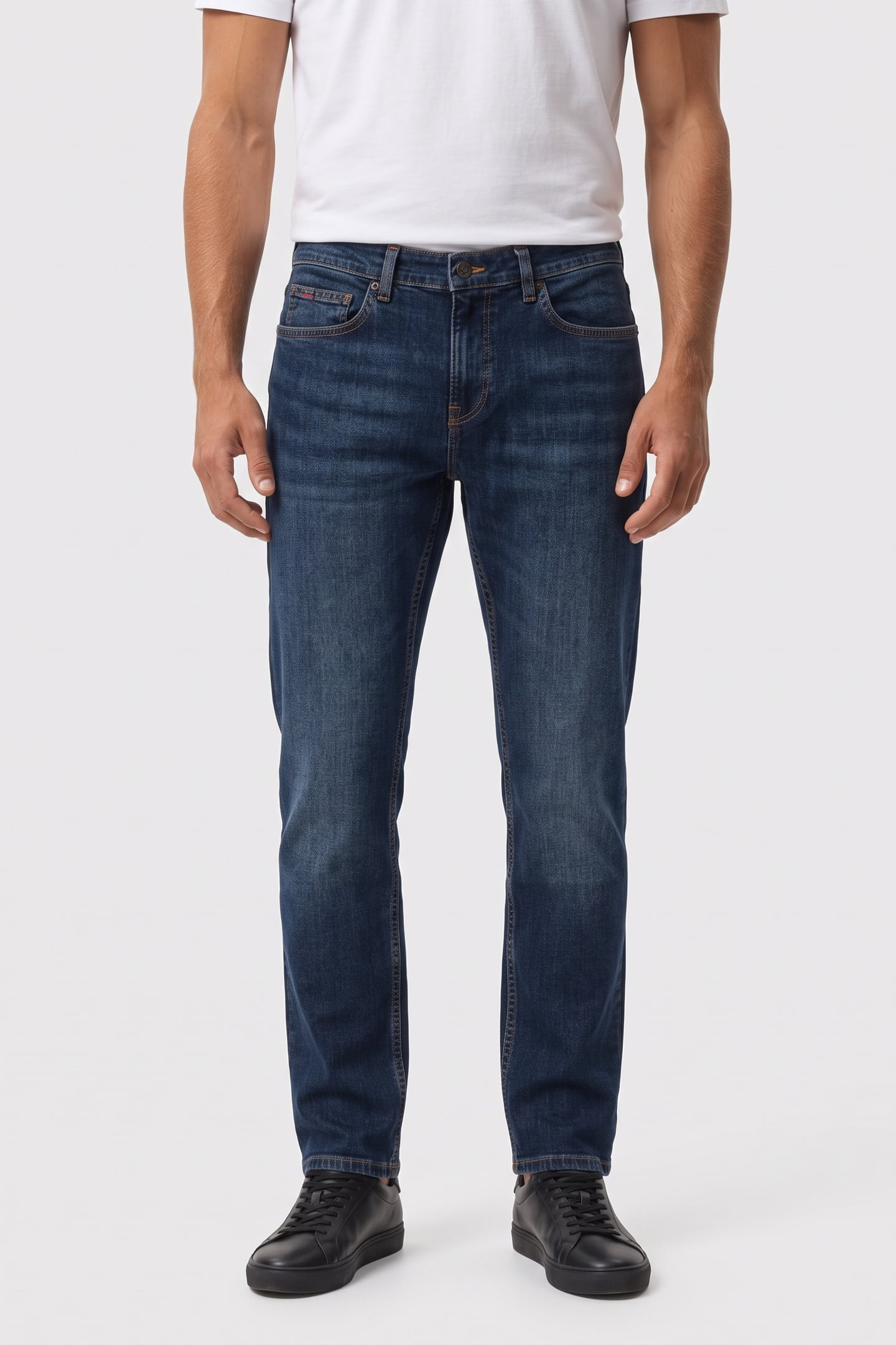 GANT Regular One Jeans Dark Blue Broken In Maat: W31 | Straight Jeans Outlet | Heren | Blauw