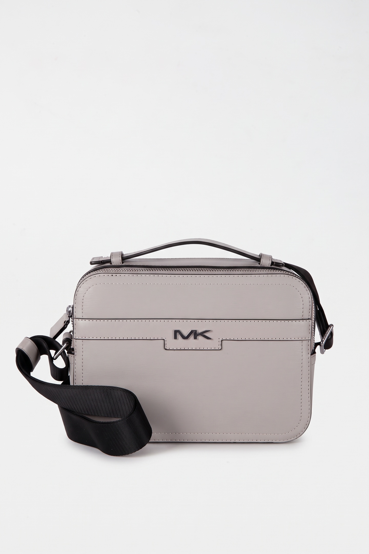 Michael Kors Embellished Map Bag Pearl Grey Maat: OS | Handtassen Outlet | Dames | Grijs