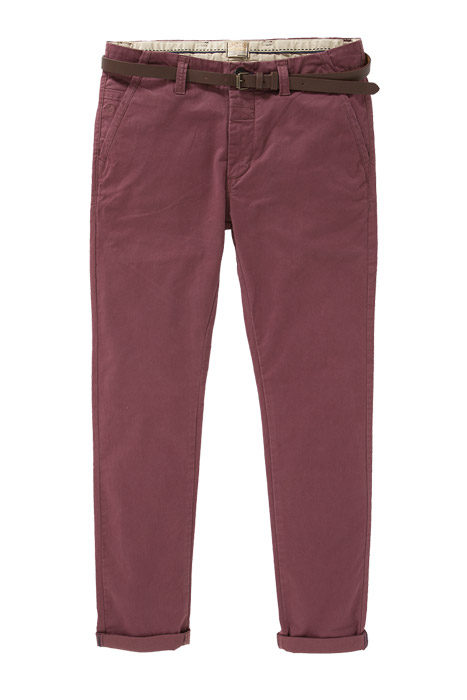 Dstrezzed Chino Pants Belt Stretch Twill Pale Violet Maat: W38 L34 | Chino's Outlet | Heren | Paars