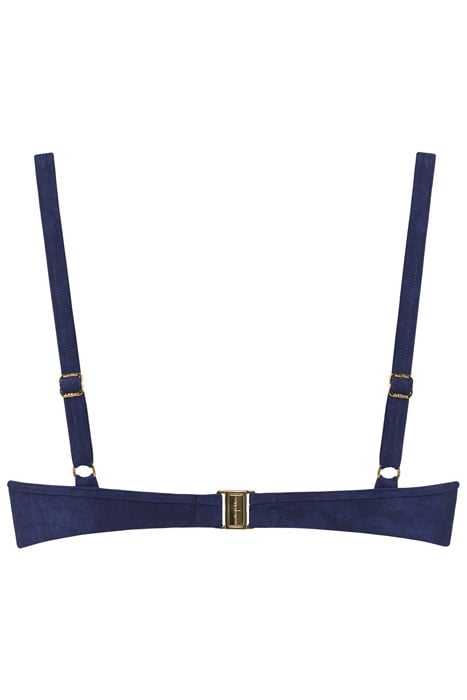 PADDED PLUNGE BALCONY BIKINI TOP PURITSU BLUE 2