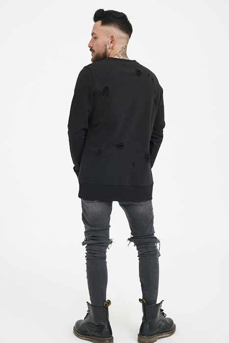 SWEATSHIRT LEANO BLACK 5