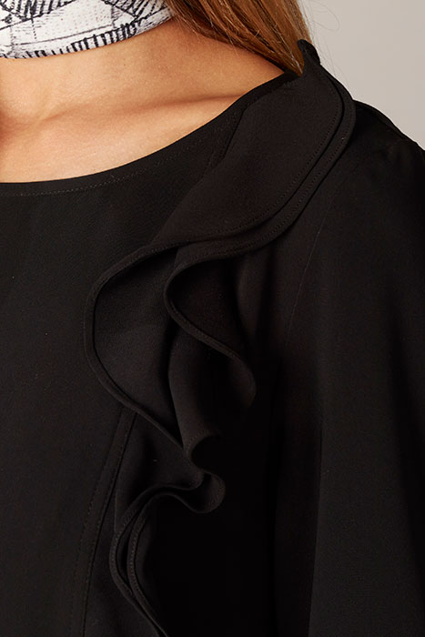 DRESS VOLANT DETAIL BLACK 4