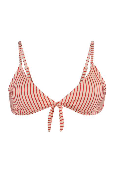 ROMY TRIANGLE TOP BORA BORA STRIPE CREAM 1